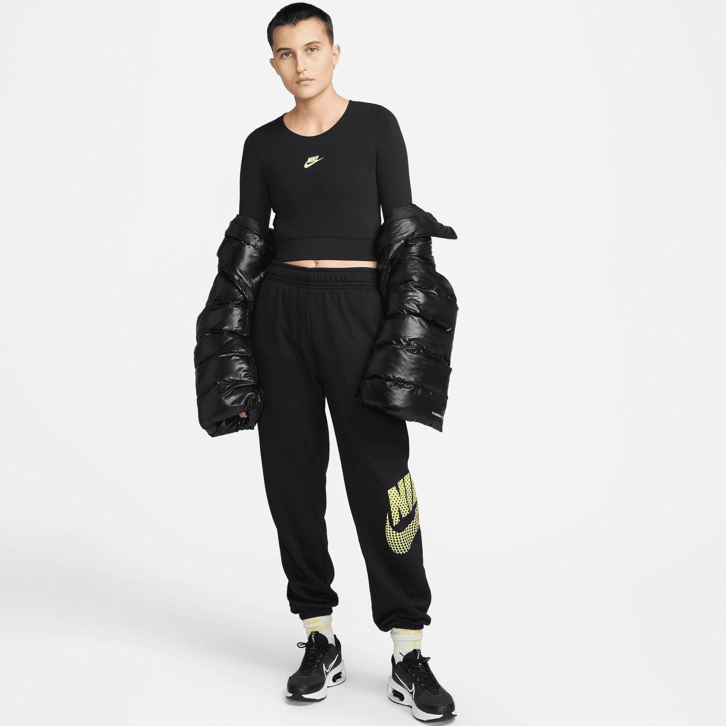 Nike Sportswear Langarmshirt »W NSW LS CROP TOP DNC«