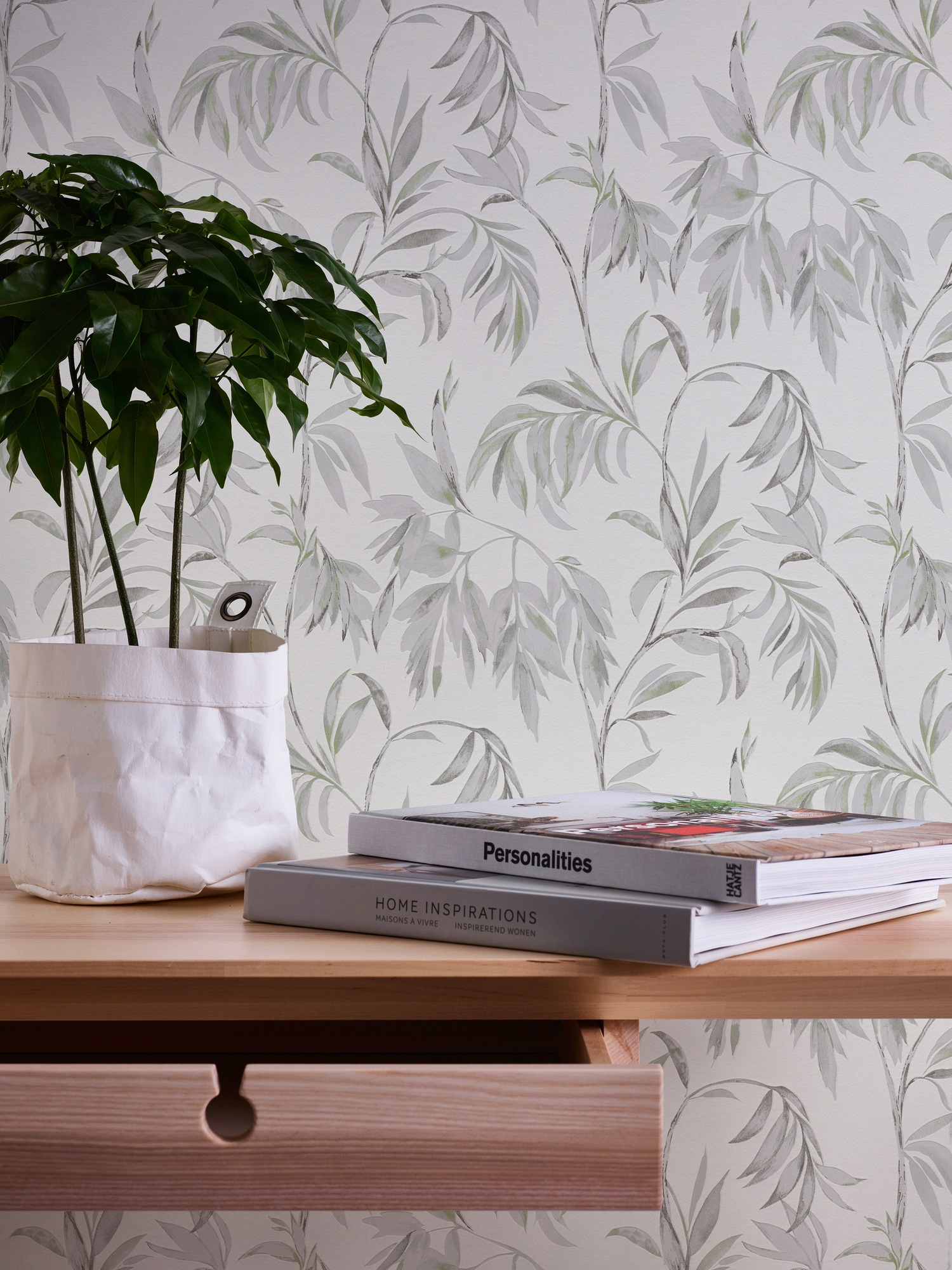 A.S. Création Vliestapete »Attractive«, floral-botanisch-Wald, Tapete Blumen Tapeten Wohnzimmer Schlafzimmer Küche modern Design Büro