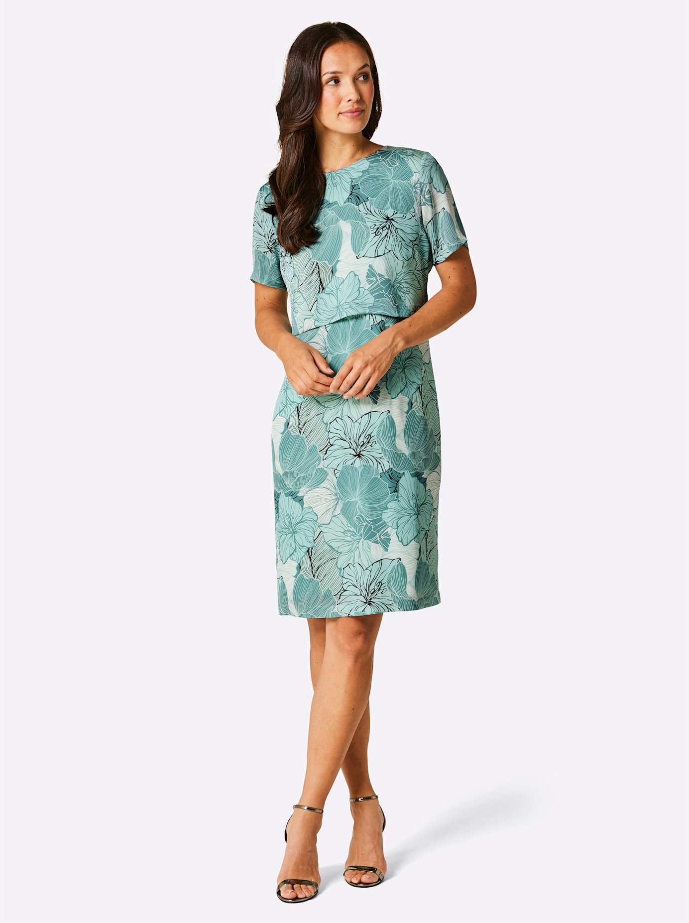 CREATION L PREMIUM Druckkleid »Seiden-Kleid«