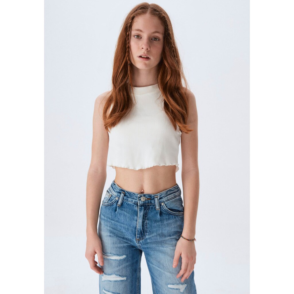 LTB Weite Jeans »FELICIA«, mit Destroyed-Effekten, for GIRLS