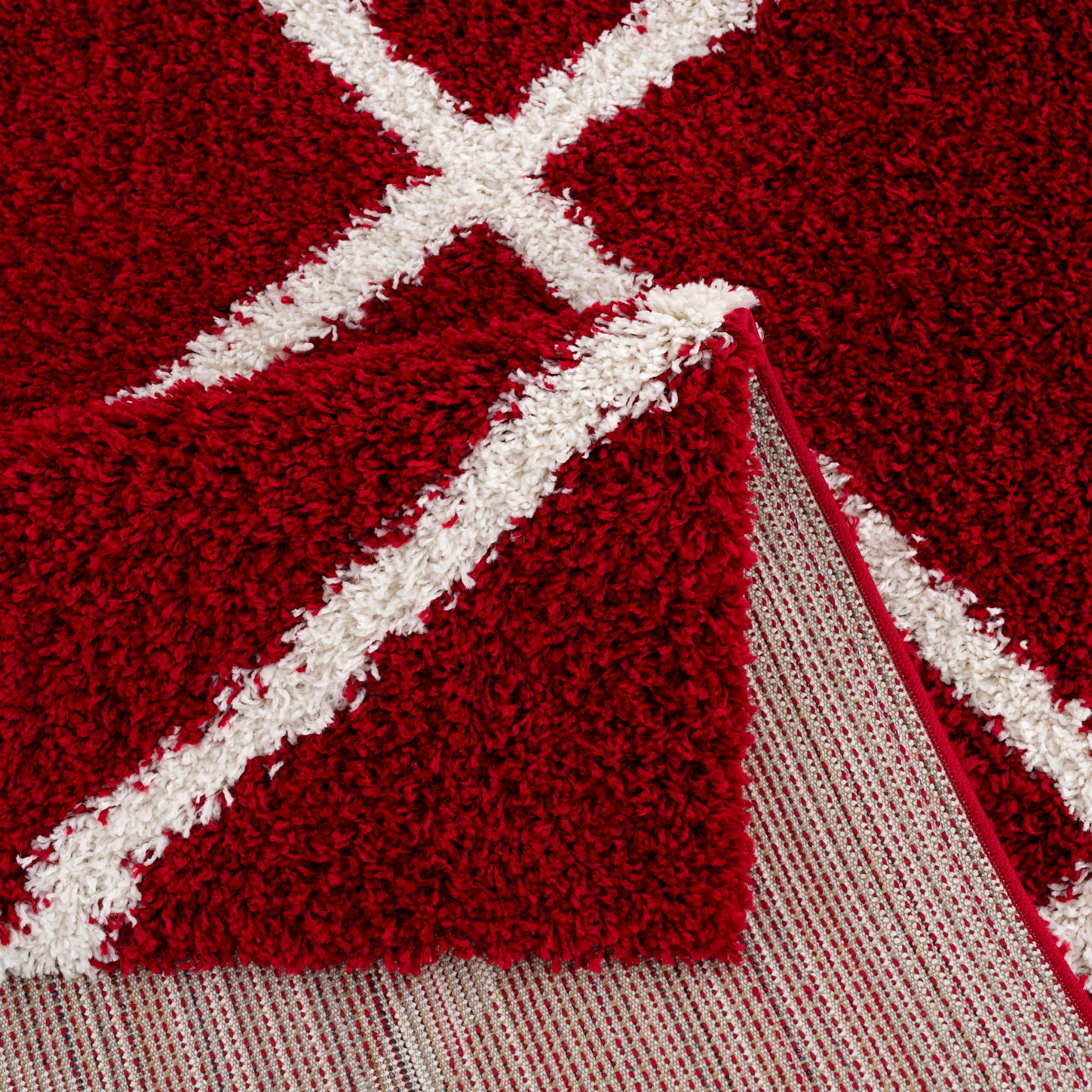 Sanat Hochflor-Teppich »Madrid«, rechteckig, 30 mm Höhe, Wohnzimmer, Langflor, Shaggy Teppich