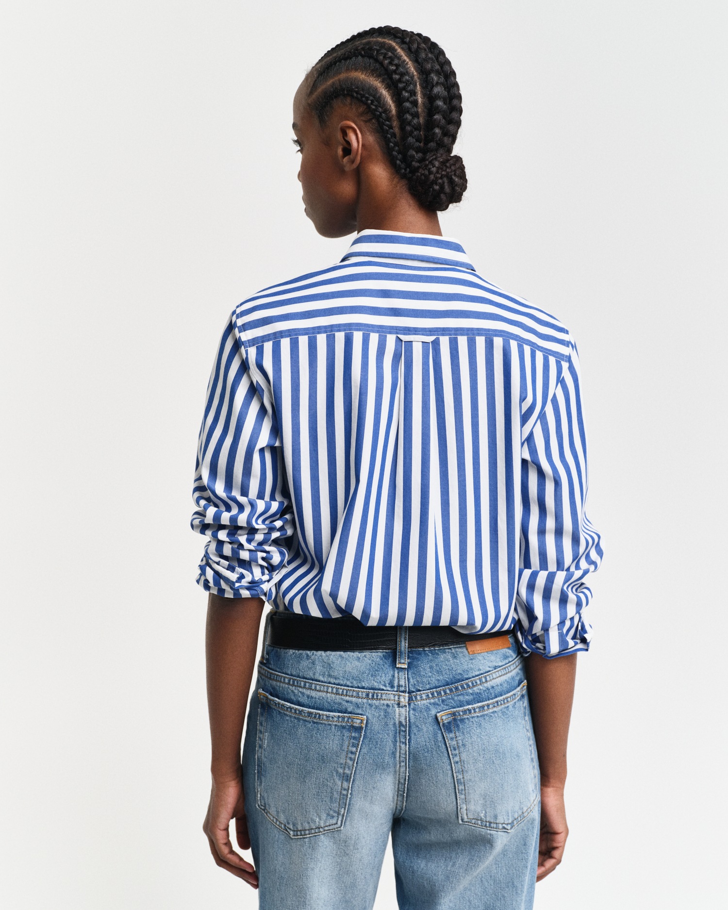 Gant Langarmbluse "REG POPLIN WIDE STRIPED SHIRT", Popeline Bluse mit breit günstig online kaufen