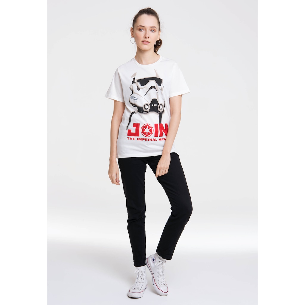 LOGOSHIRT T-Shirt »Stormtrooper - Join The Imperial Army«