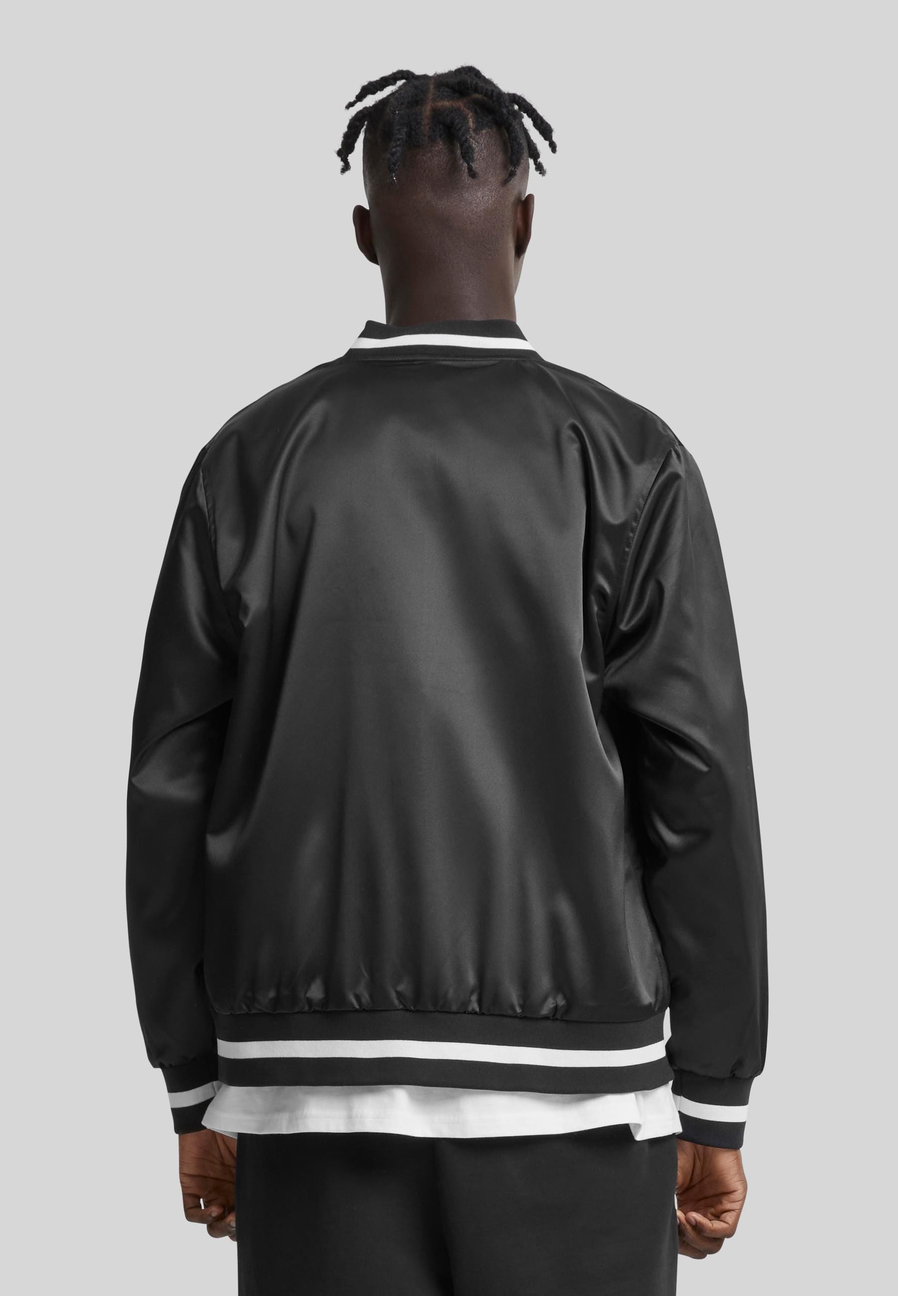 Starter Black Label Collegejacke »Starter Black Label Herren Starter Satin College Jacket«, (1 St.), ohne Kapuze