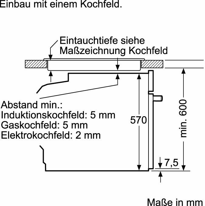 NEFF Einbaubackofen N 30 »B1DCA0AN0«, mit Teleskopauszug nachrüstbar, CircoTherm®-Heißluft