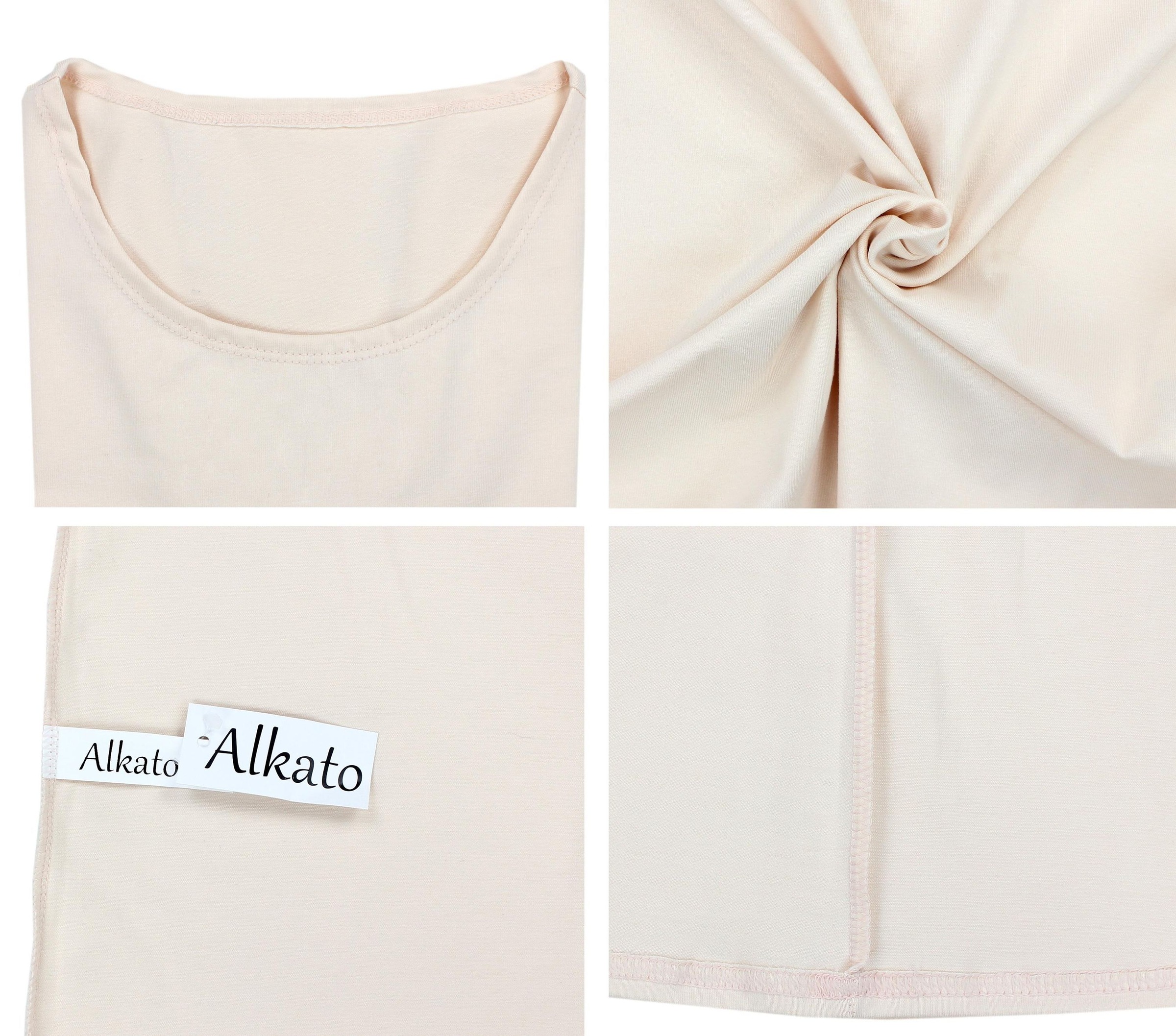 ALKATO Langarmshirt »Damenshirt Alkato Damen Langarm Longshirt Langarmshirt«