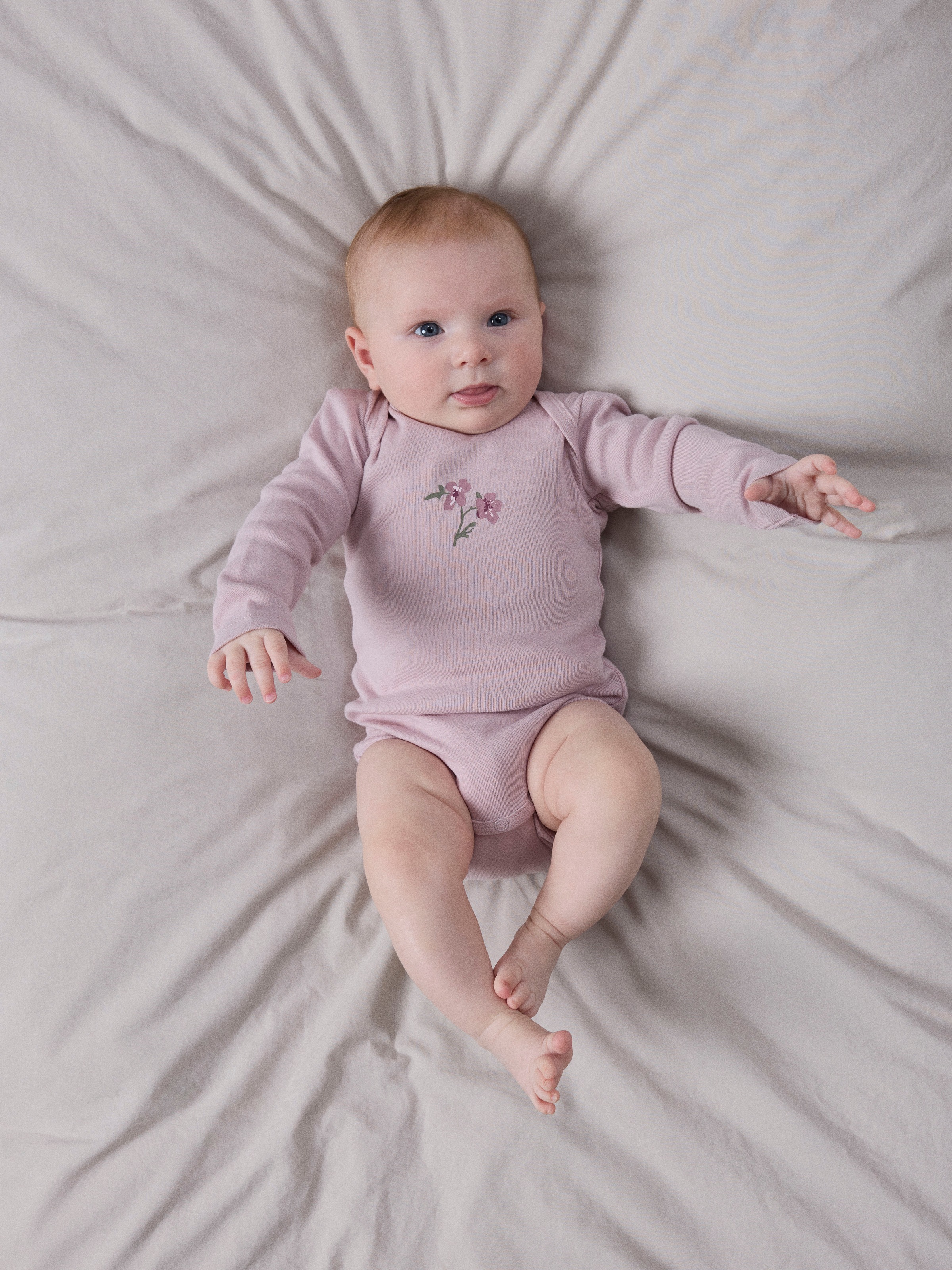 Name It Langarmbody »NBFBODY 3P LS VIOLETFLOWER NOOS« Packung, 3 Baumwolle, 3-er Packung