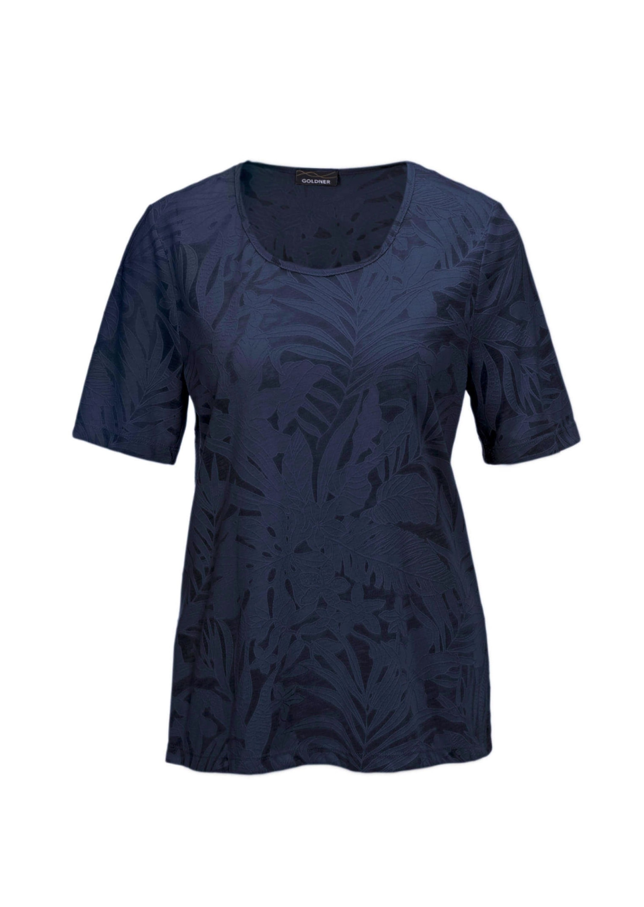 GOLDNER Kurzarmshirt "Ausbrenner-Shirt T-Shirt mit Ausbrenneroptik" günstig online kaufen