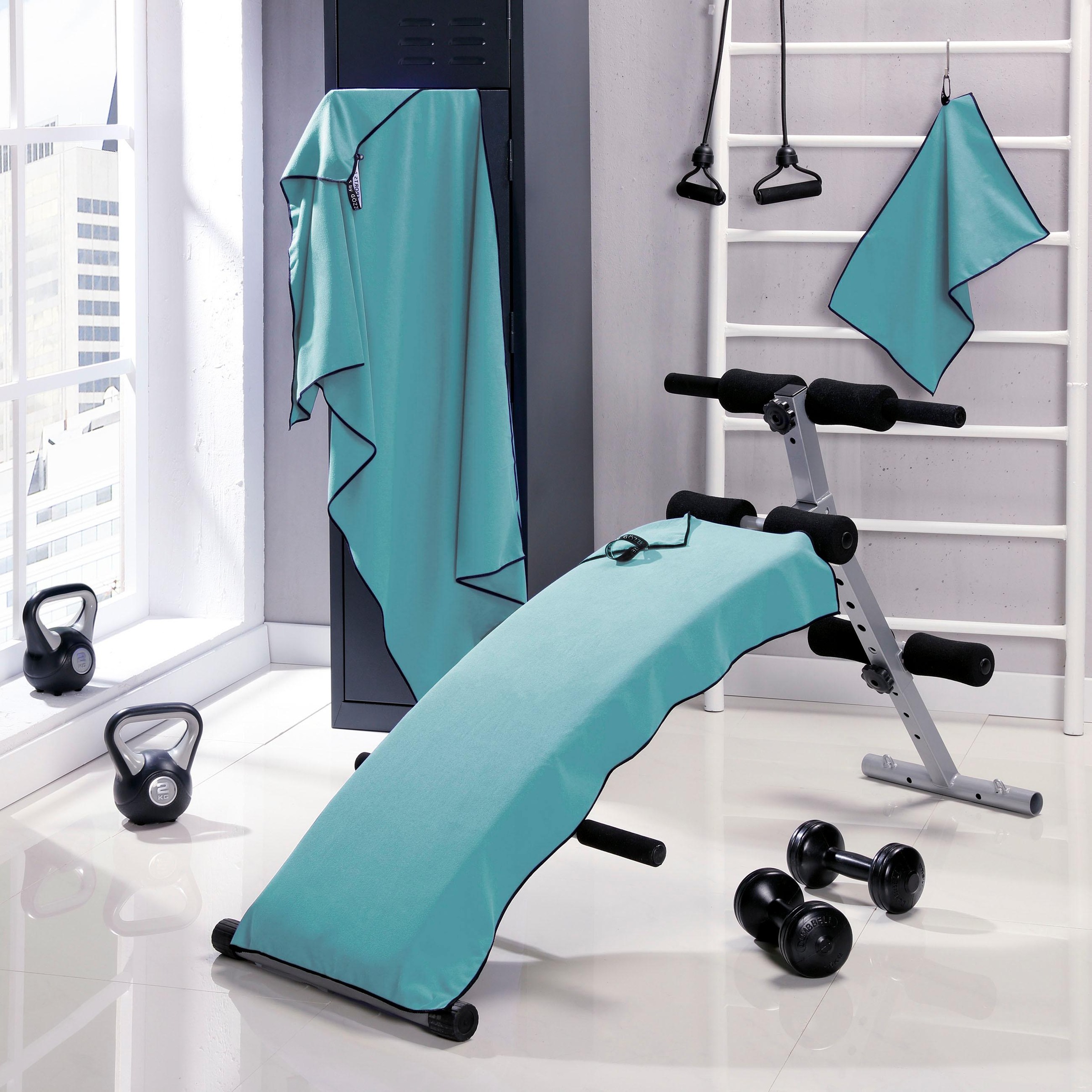 Gözze Handtuch Set "Sports by Gözze" Sporthandtuch, 3-tlg. Set, schnell tro günstig online kaufen