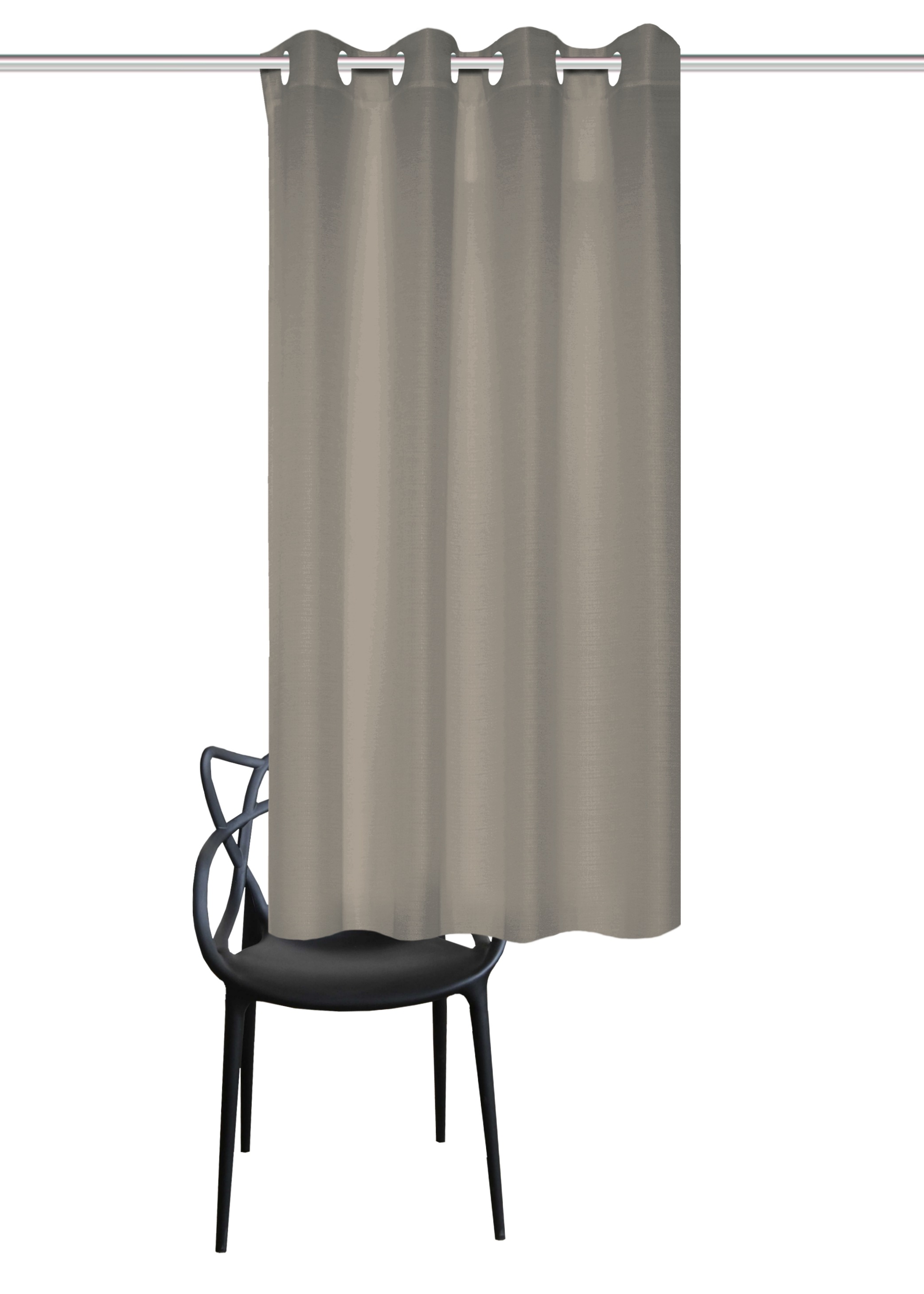 Home Basics Vorhang »BENOGA« Ösen 1 Stk. tlg. Ösenschal, Uni, Dekostruktur