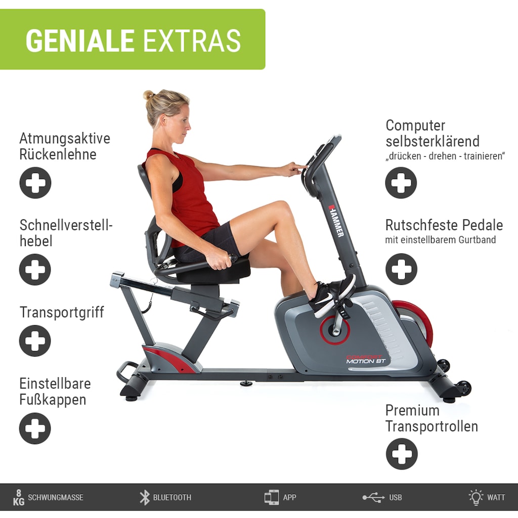 Hammer Liege-Ergometer »Comfort Motion BT«