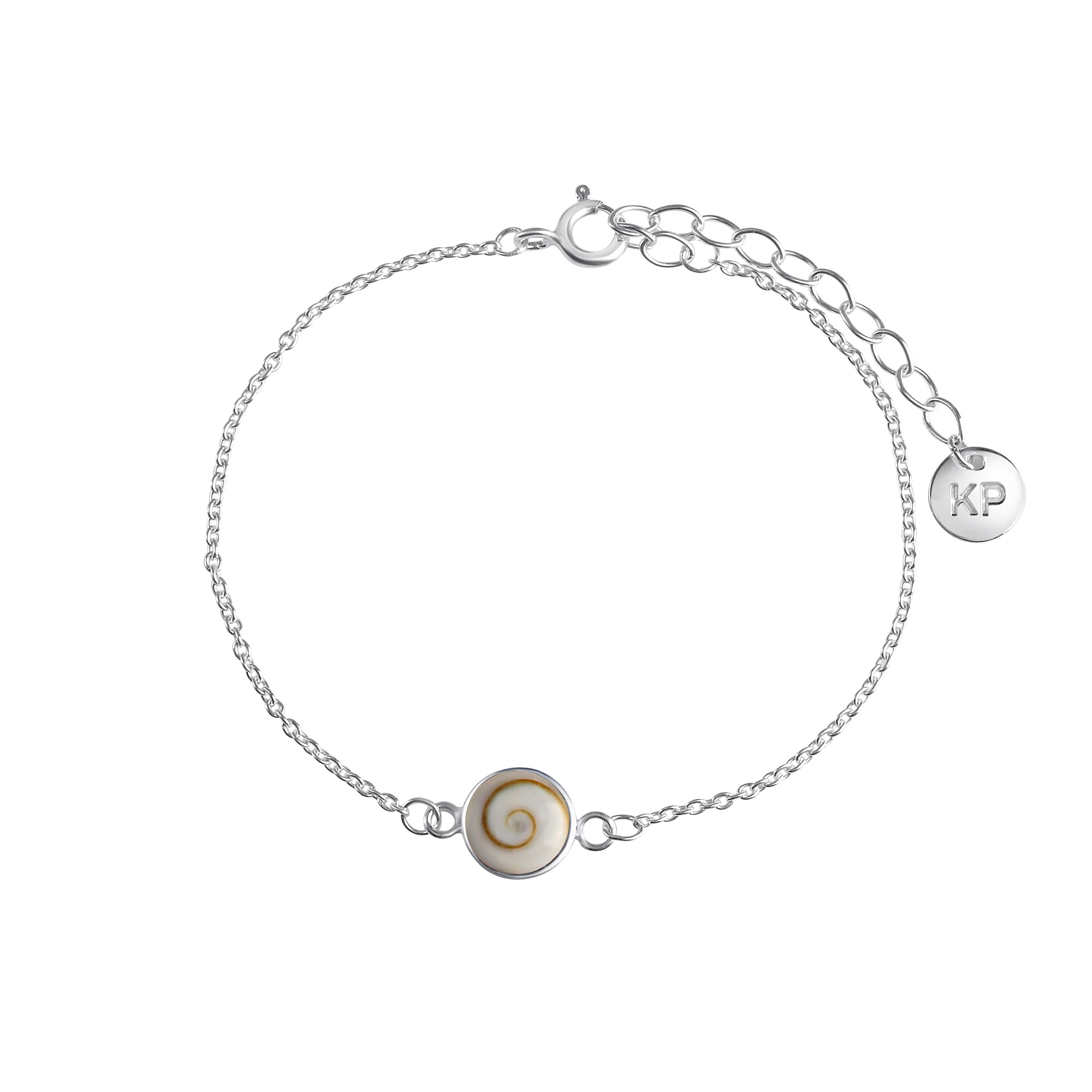 weiß« »925/- Silber Vivance | BAUR weiß Muschel Armband mit online bestellen