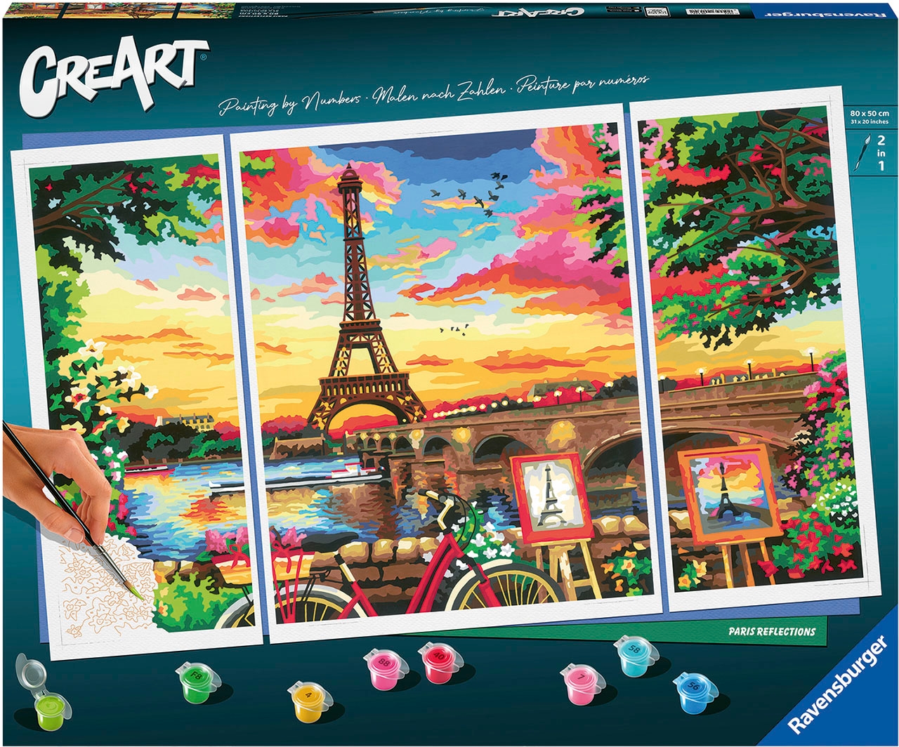 Malen nach Zahlen »CreArt, Paris Reflections«, Made in Europe; FSC® - schützt Wald -...