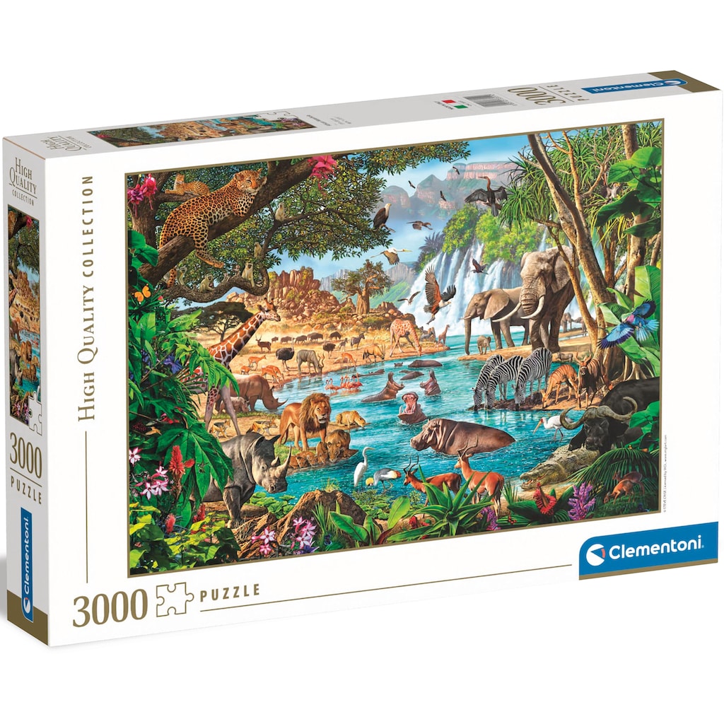 Clementoni® Puzzle »High Quality Collection, Wasserstelle«