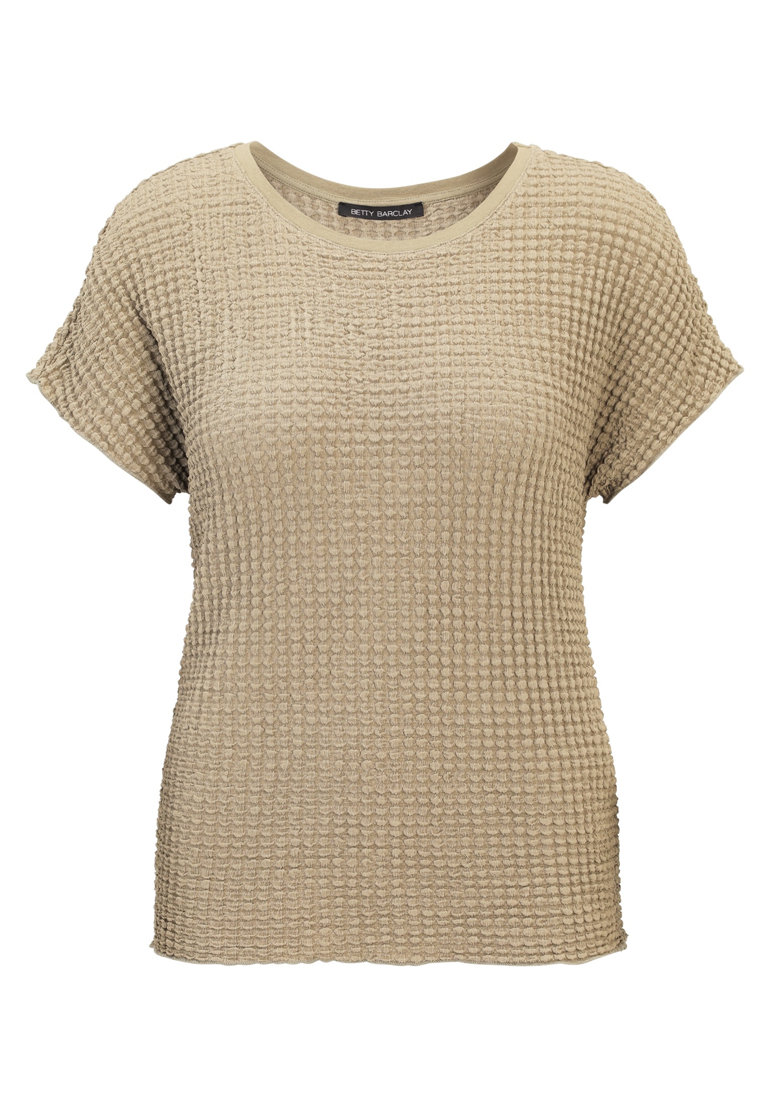 Betty Barclay Kurzarmshirt "Betty Barclay Strukturshirt mit U-Boot-Ausschni günstig online kaufen