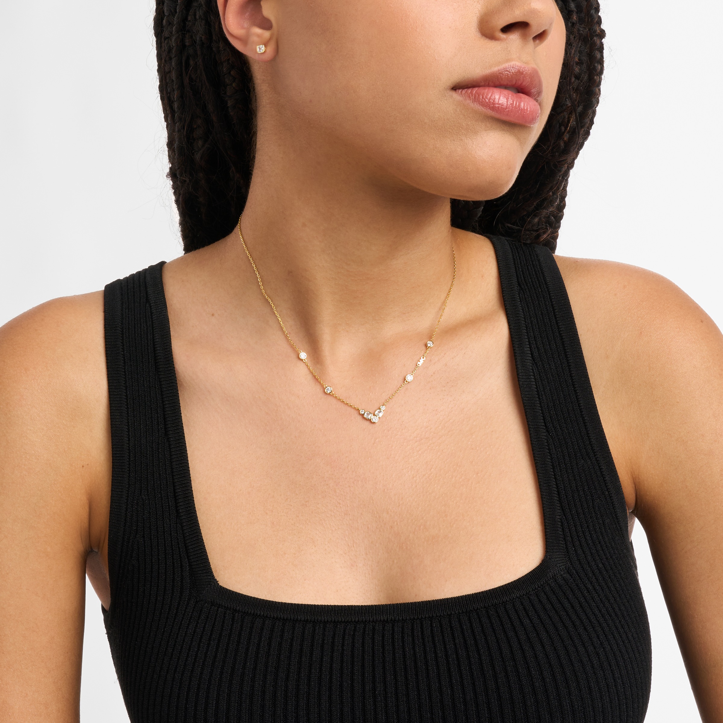 MICHAEL KORS Ohrring und Ketten Set »Multipack Schmuck Geschenk Silber 925 PREMIUM« (Set, 3 Stk. tlg.)  mit Zirkonia (synth.)