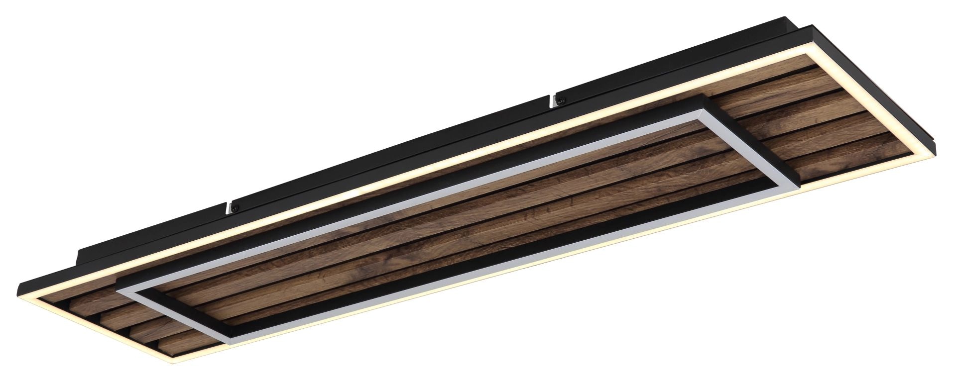 GLOBO LIGHTING LED Deckenleuchte »WOODY«, 1 flammig, Leuchtmittel LED-Modul | LED fest integriert, Memoryfunktion, die deine bevorzugte Einstellung speichert