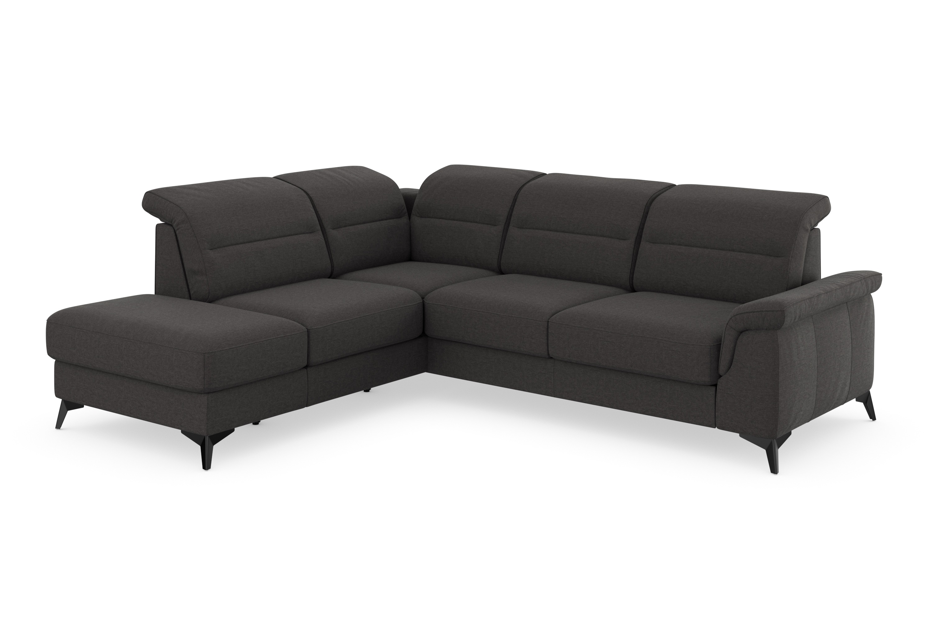 Thumbnail - sit&more Ecksofa "Sinatra L-Form", mit Ottomane, optional mit Kopfteilverstellung und Armteilfunktion