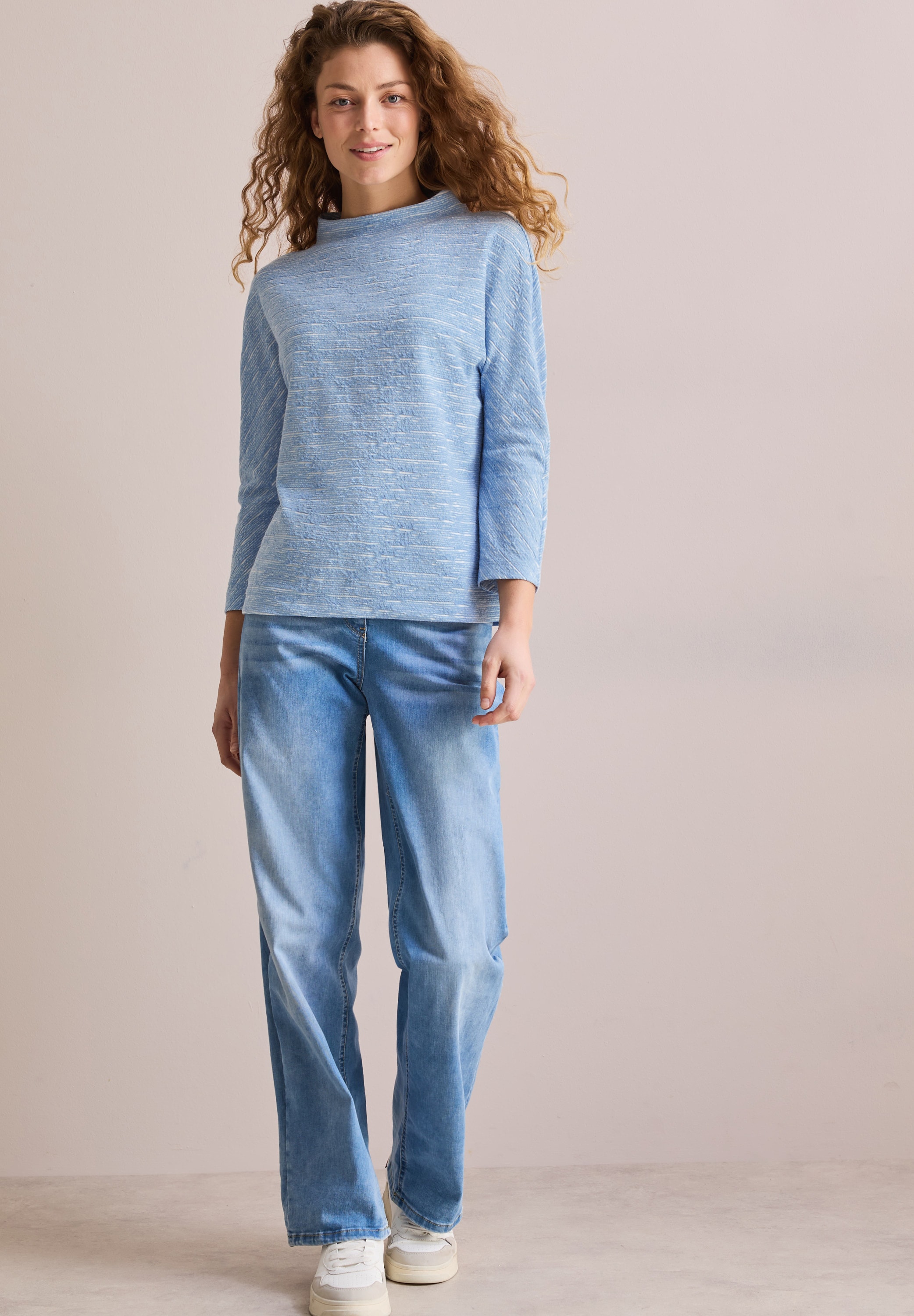 Cecil 3/4-Arm-Shirt, mit 3/4 Ärmeln