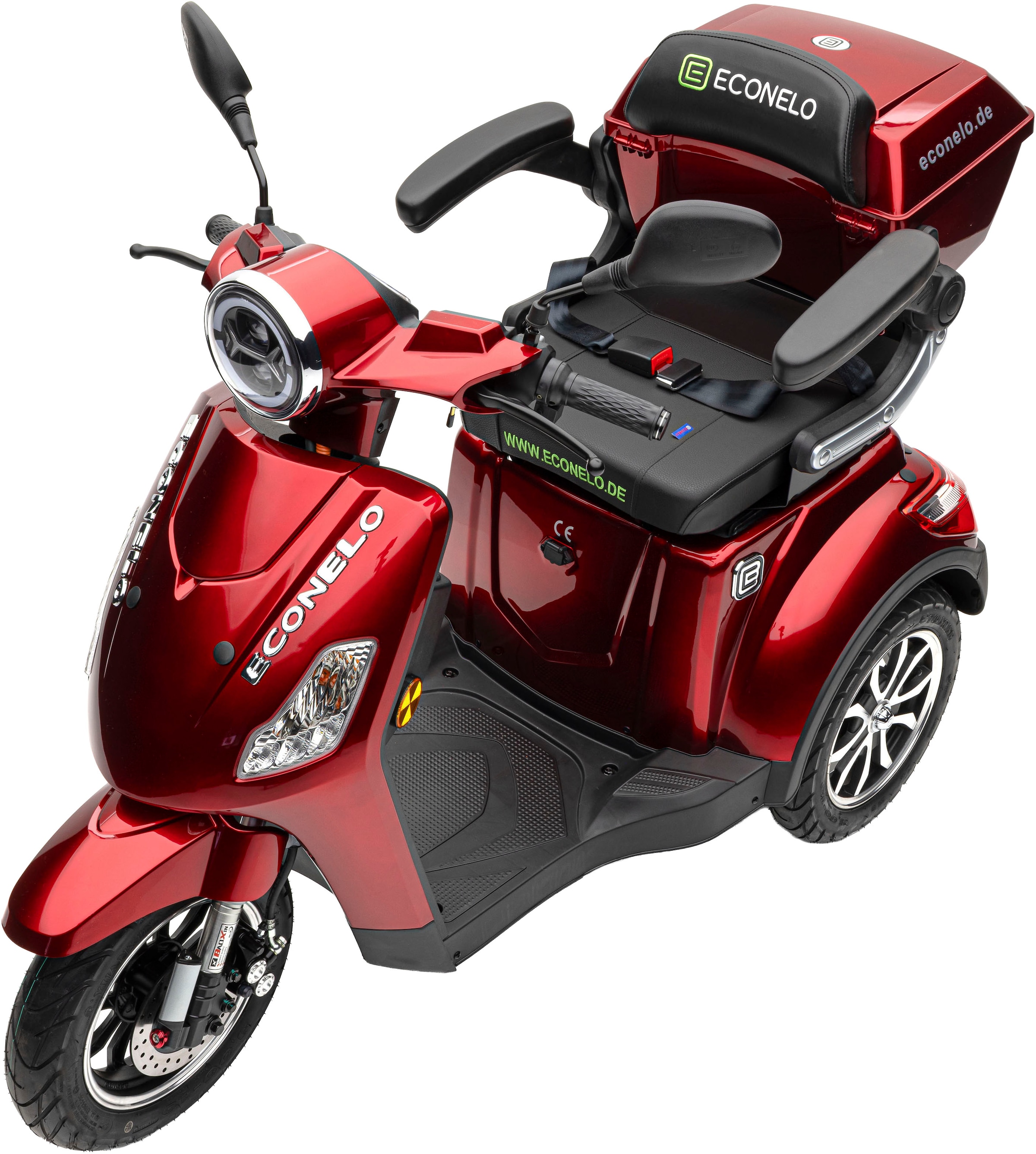 ECONELO Elektromobil »Seniorenmobil P1000, Lithium-Akku, 25 km/h, 1000 Watt« 1.000 W 25 km/h