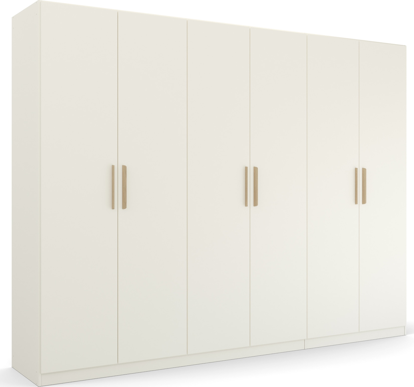 rauch Kleiderschrank "Drehtürenschrank Schrank Garderobe Ankleide SKANDI BY QUADRA SPIN" Breiten: 181/226/271 cm, Höhe 210 cm, im Landhaus-Stil mit Massivholzgriffen aus Wildeiche