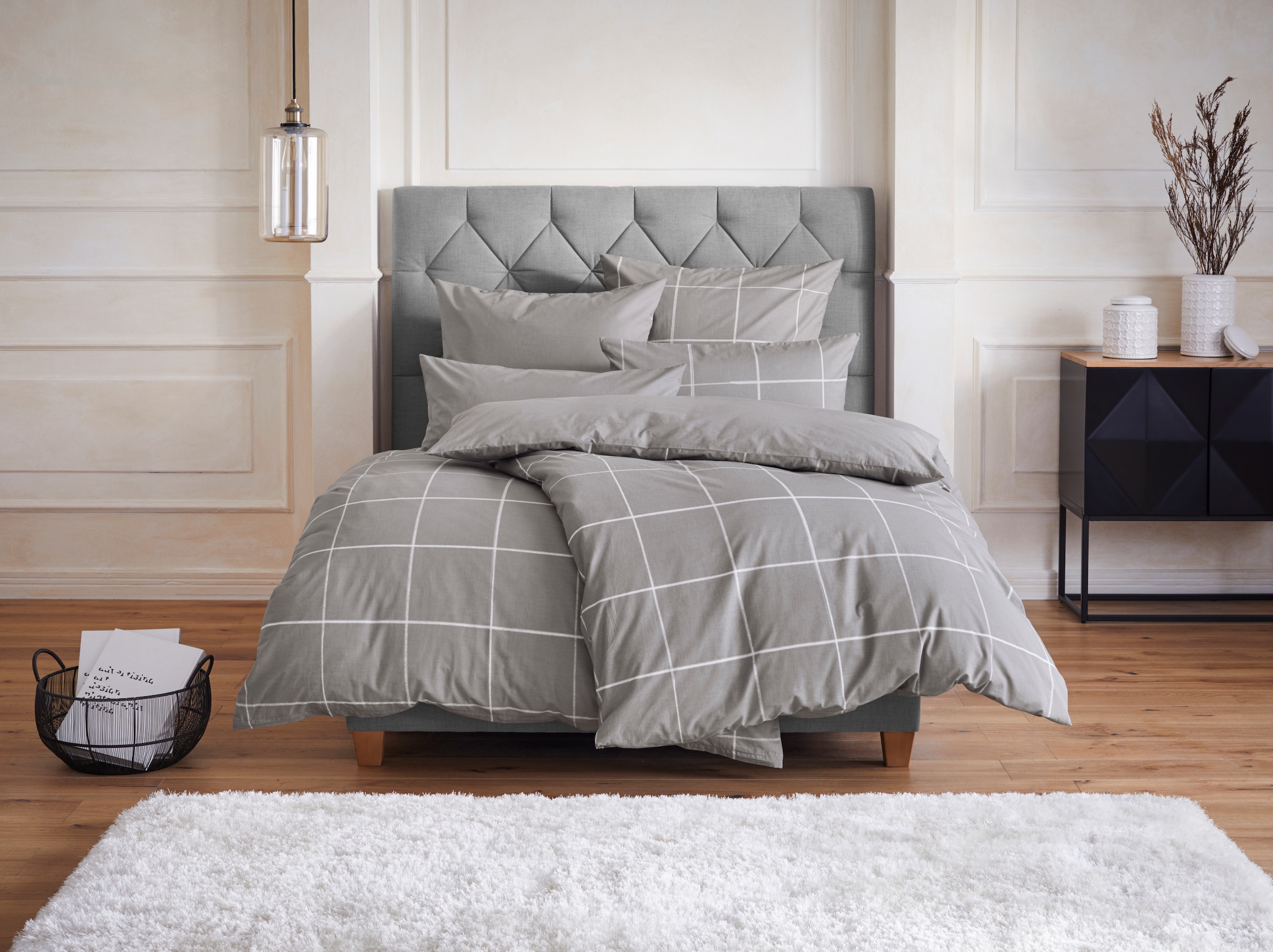 OTTO home "Nature in Gr. 135x200 oder 155x220 cm" 2 Stk. Bettwäsche in unre günstig online kaufen