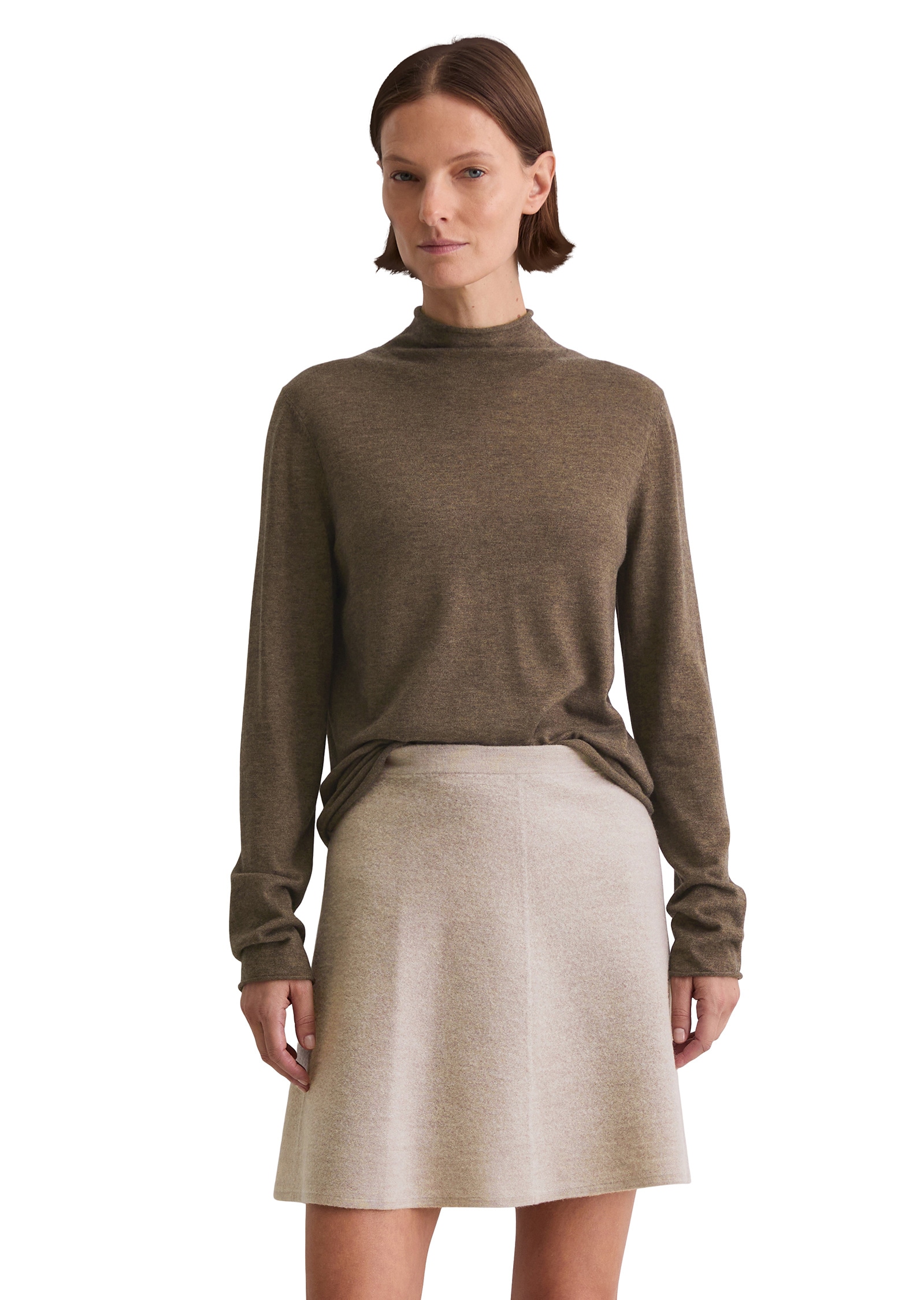 Marc OPolo Strickpullover "aus edlem Schurwolle-Viskose-Mix" günstig online kaufen