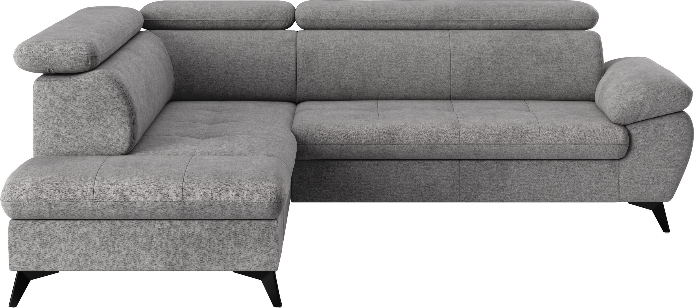 COTTA Ecksofa "Hudson L-Form, B: 256 cm" mit Kopfteilverstellung, optional günstig online kaufen
