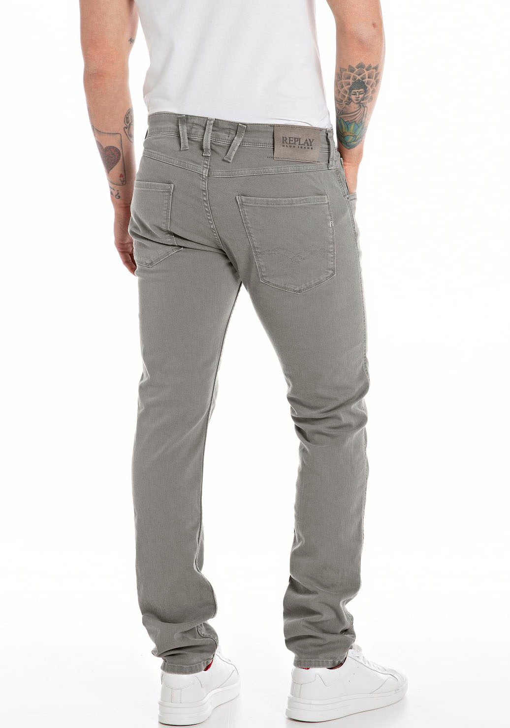 Replay Slim-fit-Jeans "ANBASS HYPERFLEX BIO" günstig online kaufen