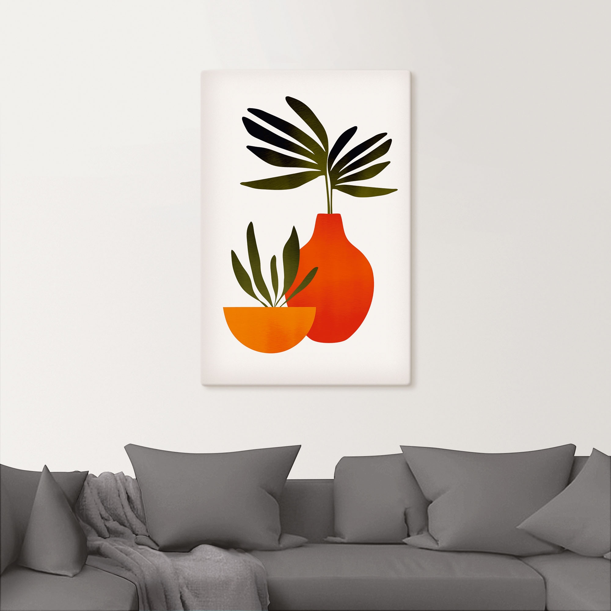 Artland Wandbild »Skandinavisches Stillleben«, Vasen & Töpfe, (1 St.), als Alubild, Outdoorbild, Leinwandbild, Poster in verschied. Größen