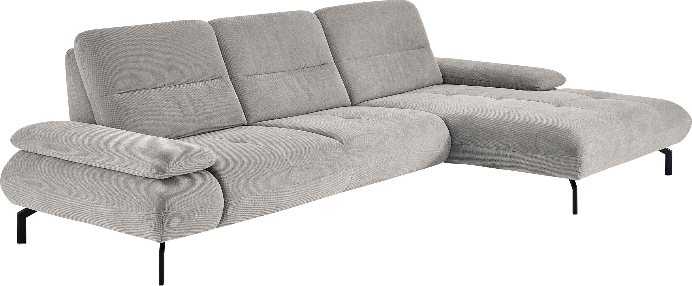 Die PlanBar Ecksofa »MP-IN23186 L-Form«, Hochwertige Kaltschaumpolsterung, wahlweise mit motorischem Canape