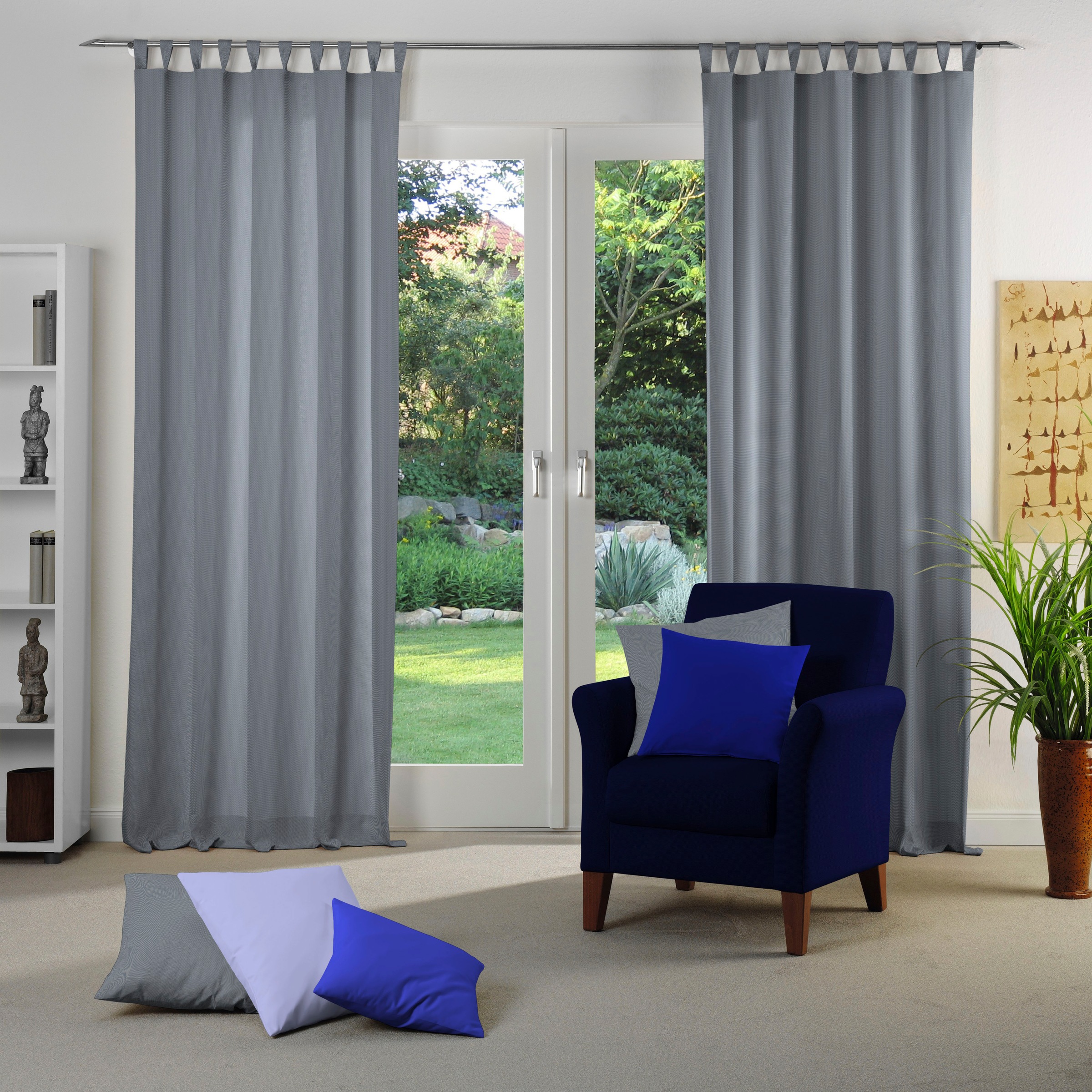 Adam Vorhang "Vorhang Uni Collection Light aus 100 % Bio-Baumwolle, Schlauf günstig online kaufen