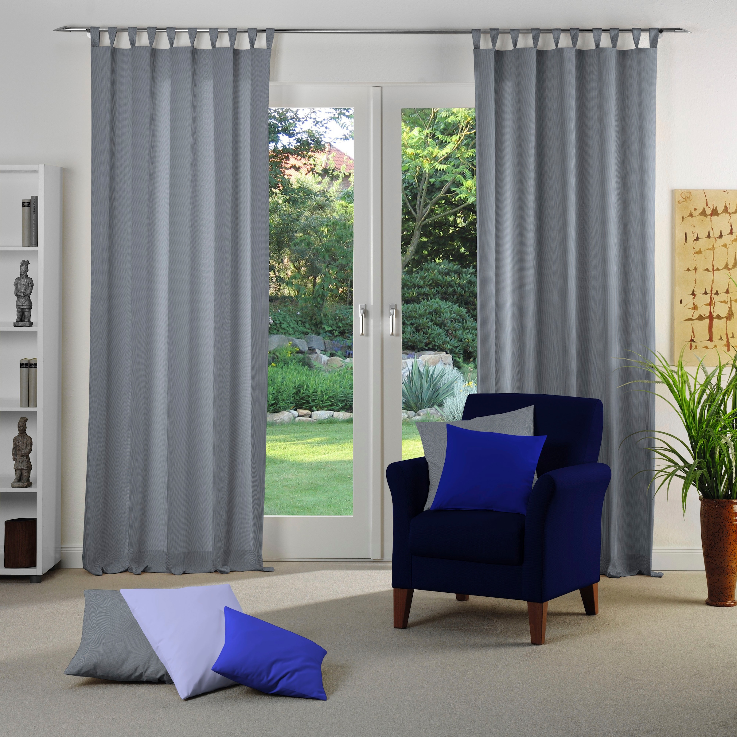 Adam Vorhang "Vorhang Uni Collection Light aus 100 % Bio-Baumwolle, Schlauf günstig online kaufen