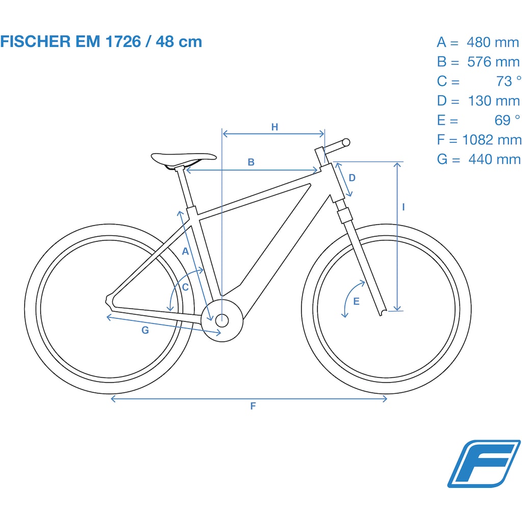 FISCHER Fahrrad E-Bike »MONTIS EM 1726 422«, 10 Gang