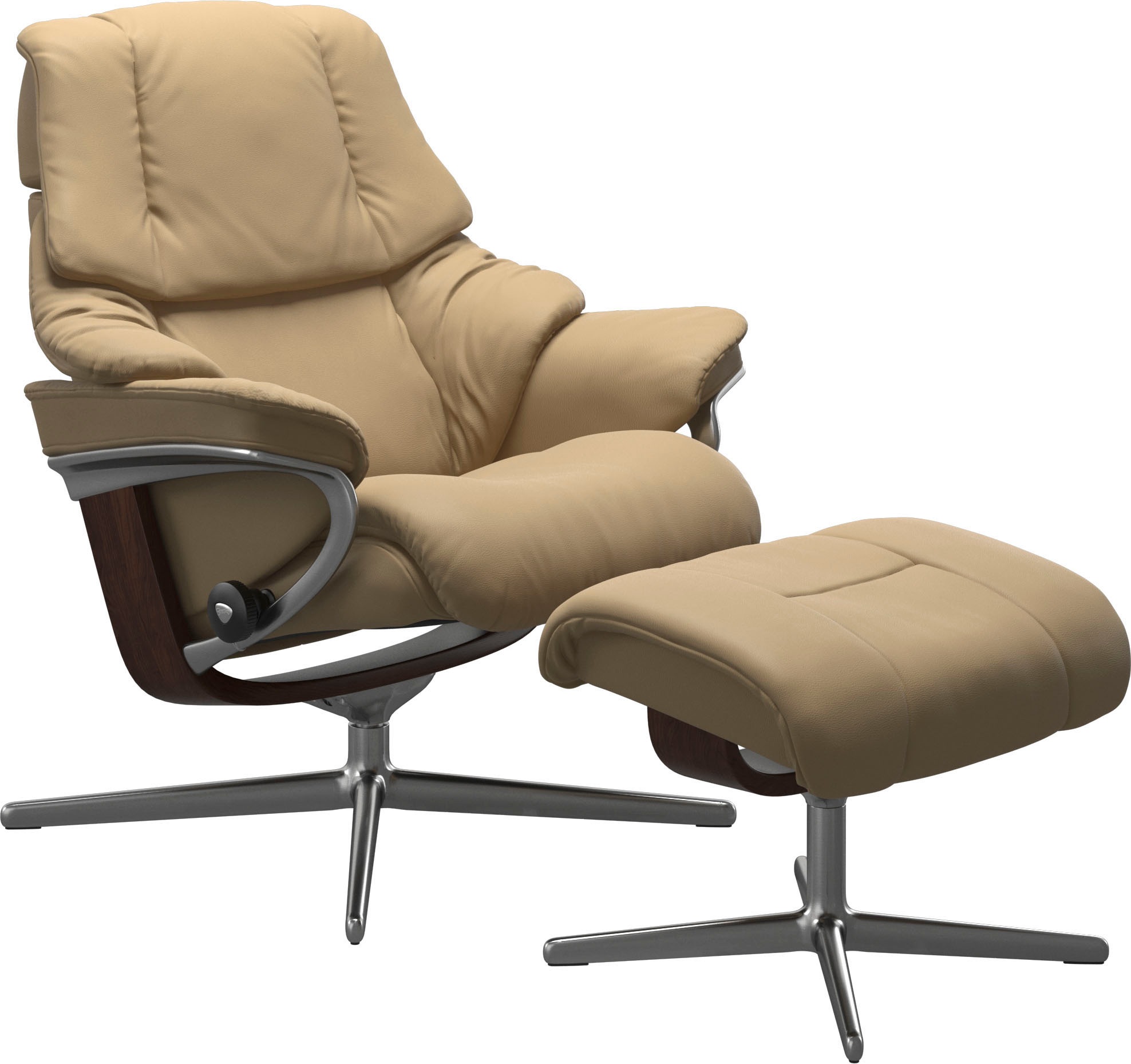 Stressless Relaxsessel "Reno", mit Cross Base, Größe S, M & L, Holzakzent B günstig online kaufen