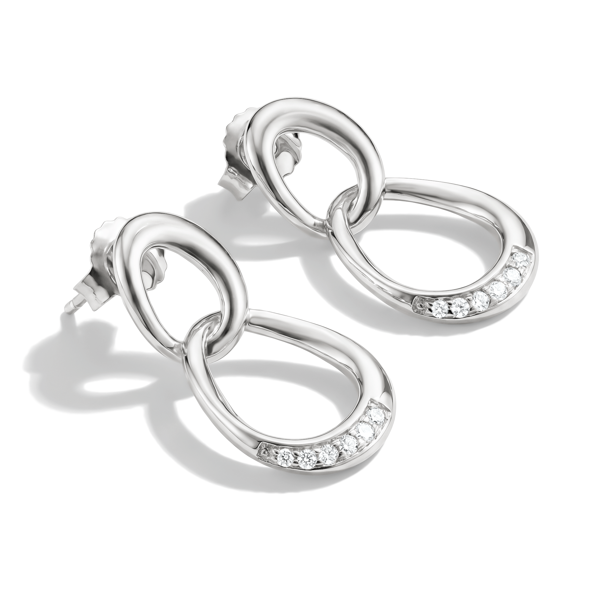 THOMAS SABO Paar Ohrstecker »Together Ohrringe silbern« mit Zirkonia (synth.)