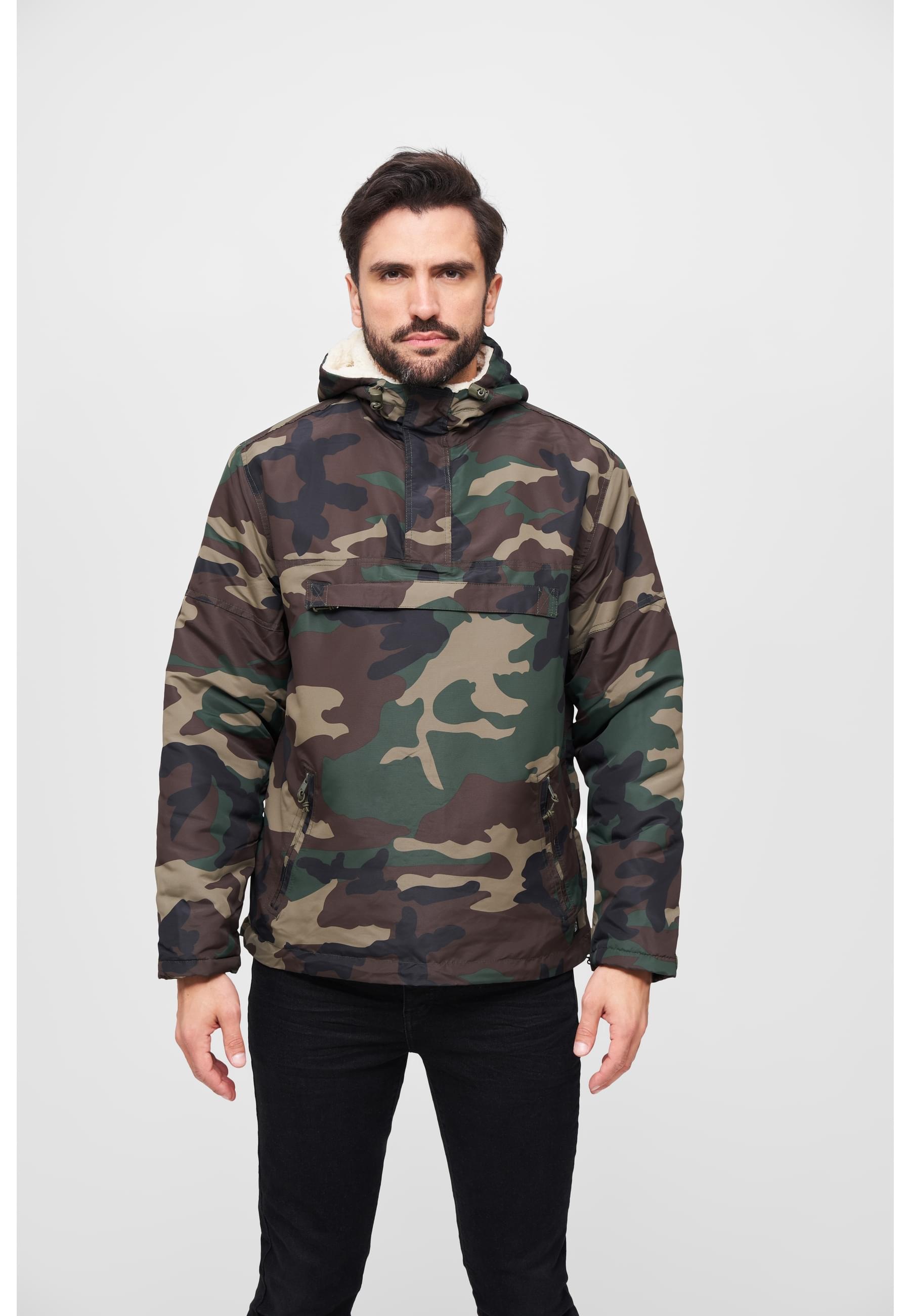 Brandit Allwetterjacke »Brandit Herren Windbreaker Sherpa«, (1 St.), mit Kapuze