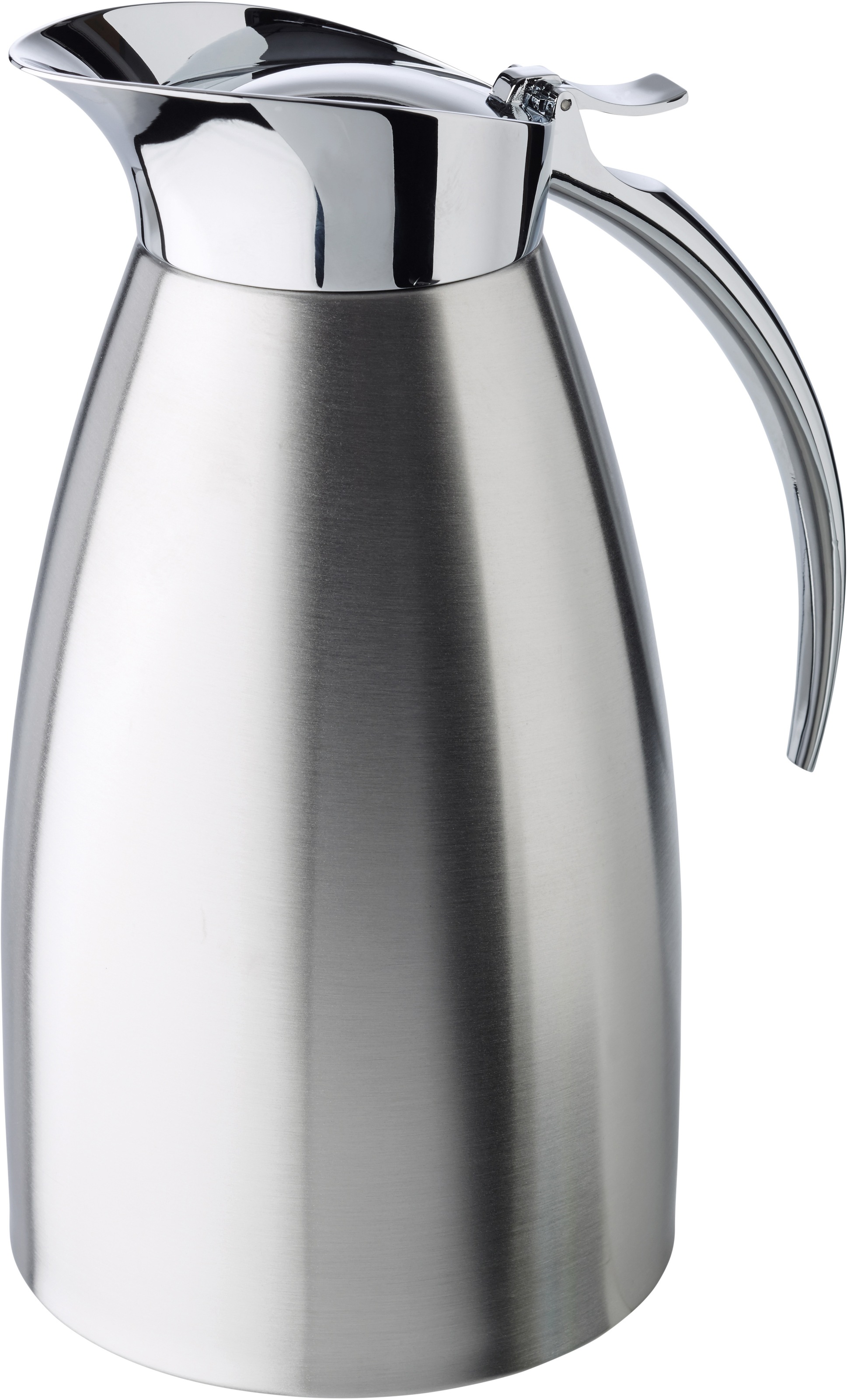 APS Isolierkanne »Advanced«, 1,5 l, Einhandautomatik, Edelstahl 18/8, doppelwandig