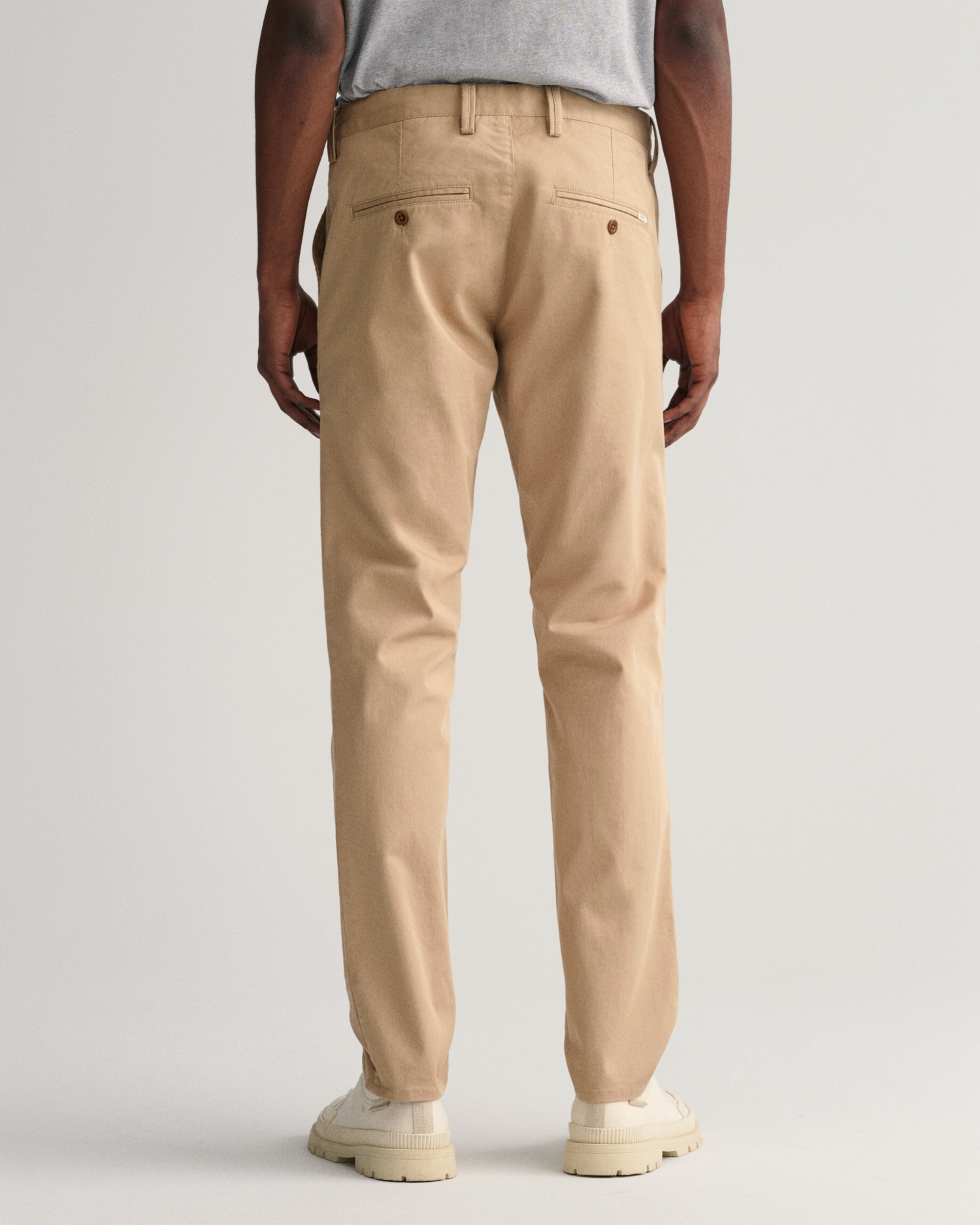 Gant Chinohose "SLIM TWILL CHINOS", mit gefütterten Seitentaschen