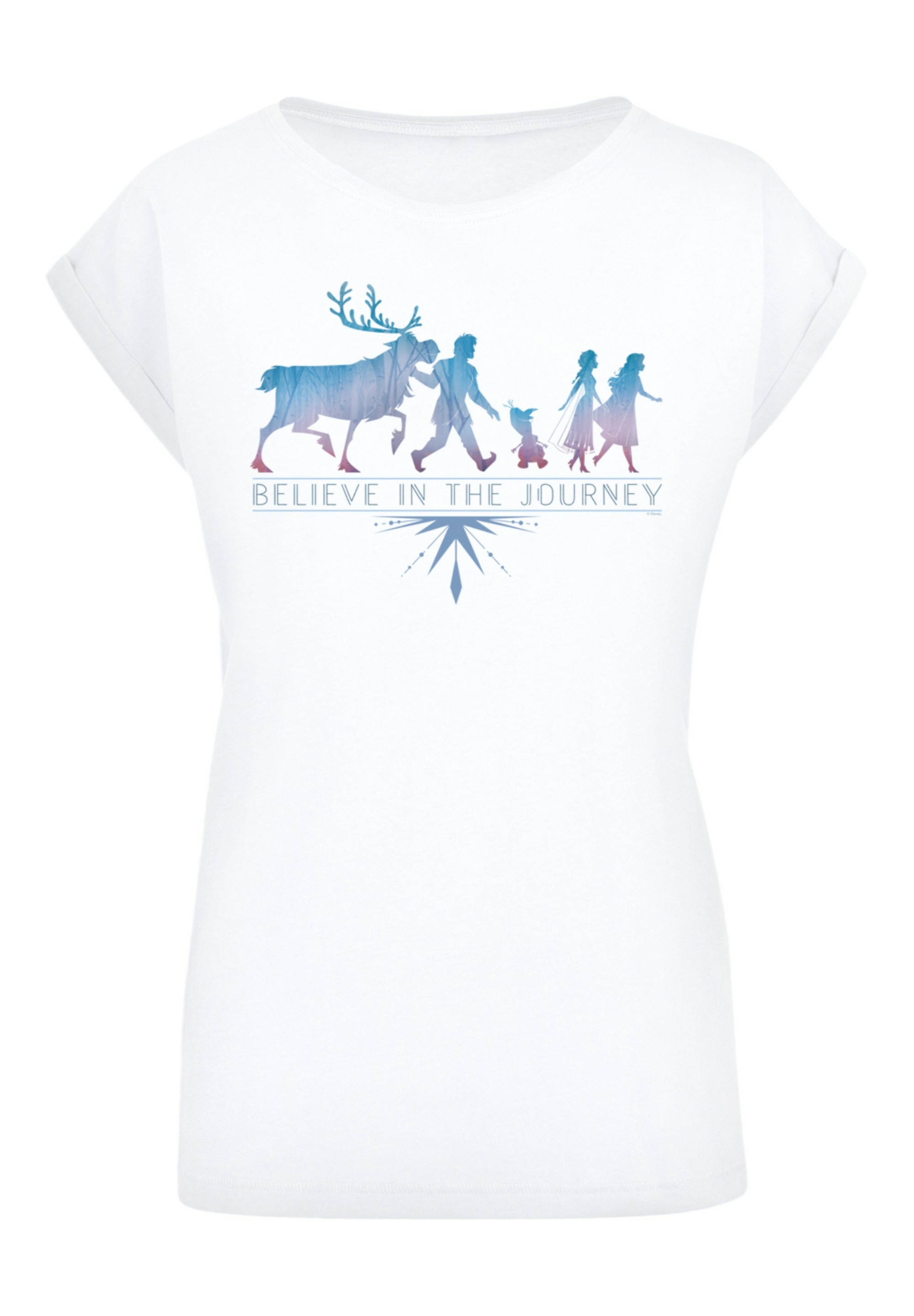 F4NT4STIC T-Shirt »Frozen 2 Believe In The Journey'«, Print