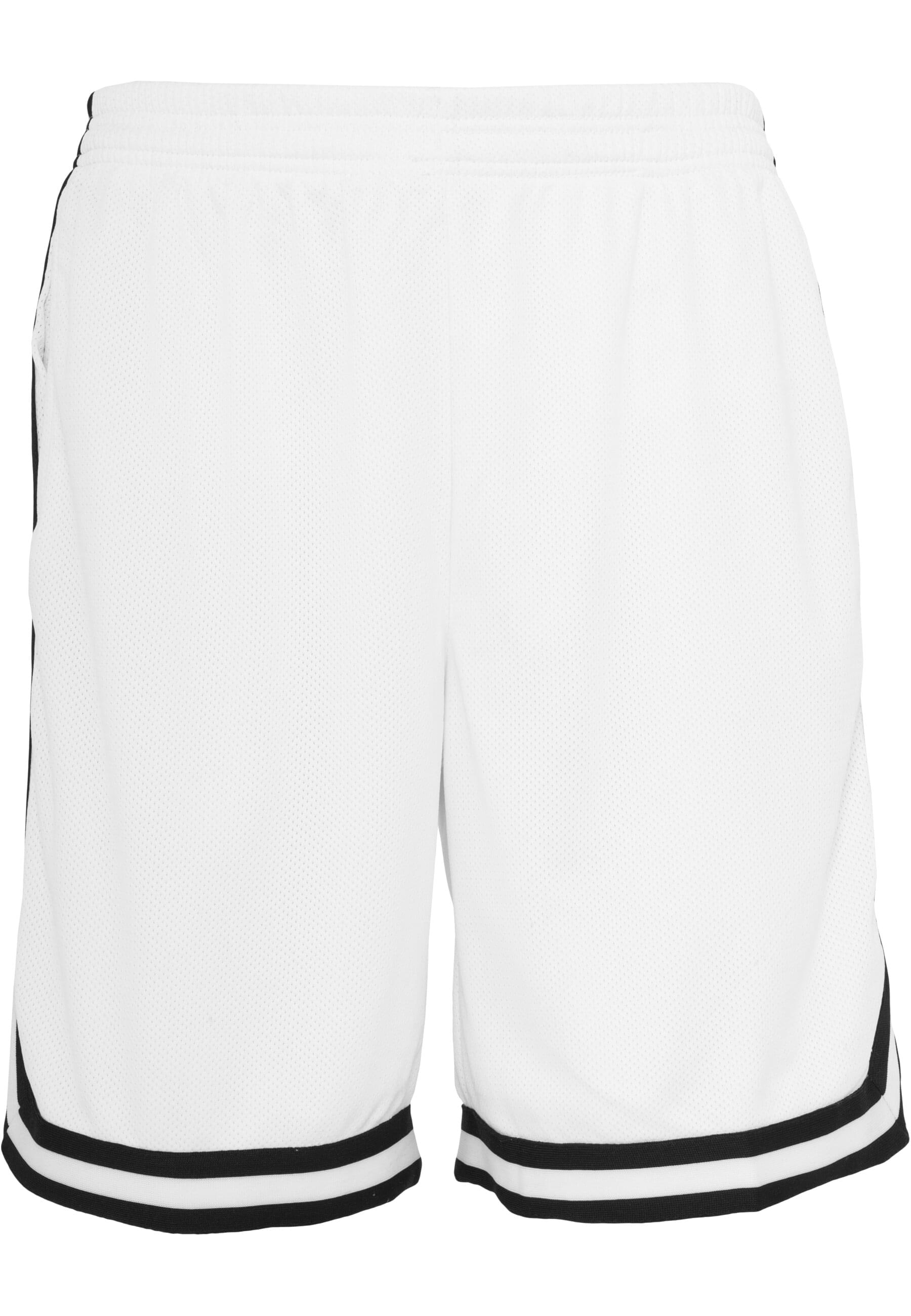 URBAN CLASSICS Stoffhose "Urban Classics Herren Stripes Mesh Shorts", (1 tlg.)