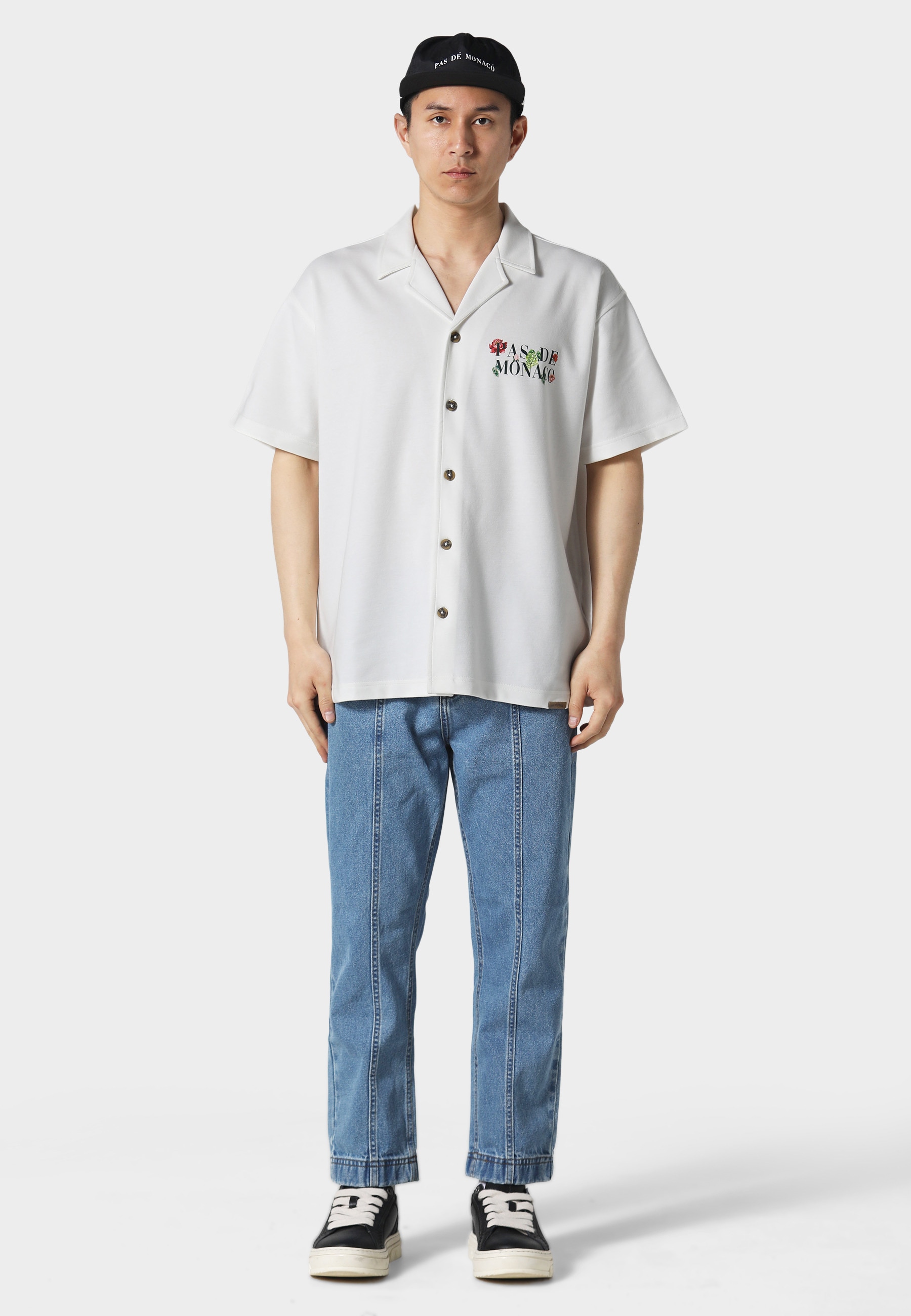 Pas De Monaco Kurzarmshirt »Pas De Monaco FLORALE CUABAN SHIRT« 1 Stk.