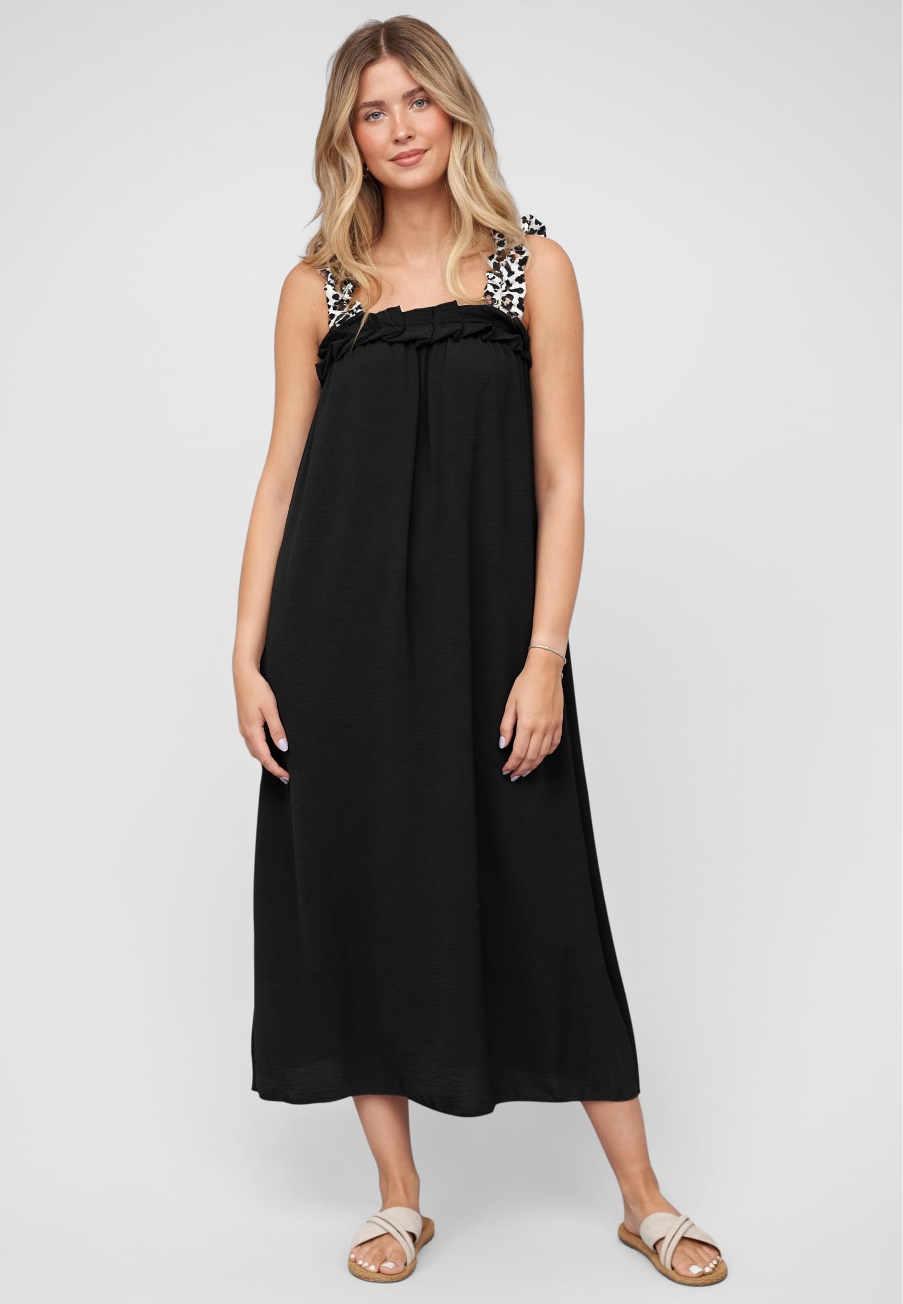 Thumbnail - CLOUD 5IVE Shirtkleid "CLOUD 5IVE A-Line Dress with leo print straps" 1 Stk. tlg.