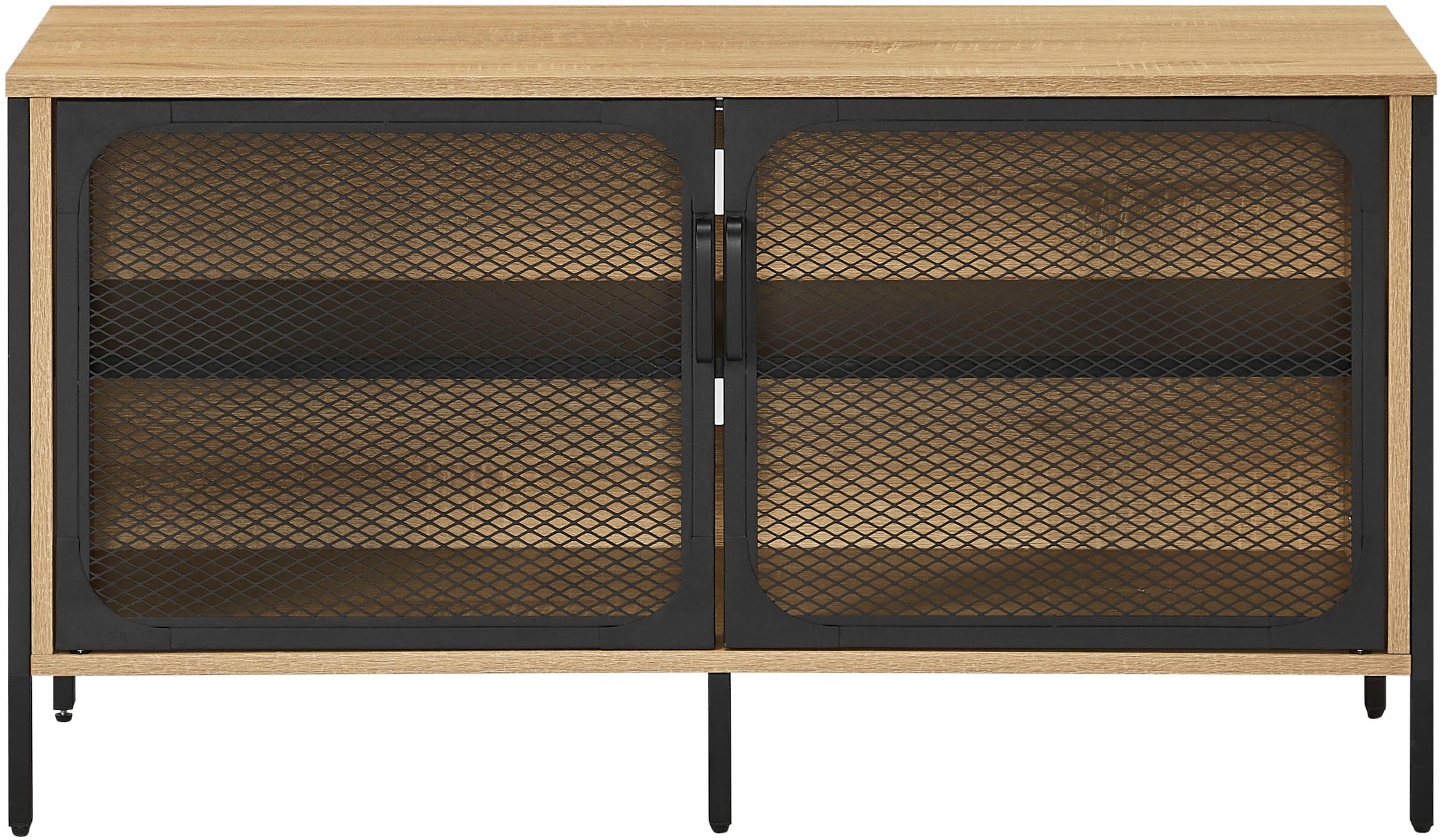 OTTO home TV-Board »Amance«, mit natürlichen ABS-Kanten und langlebigem Metallgestell