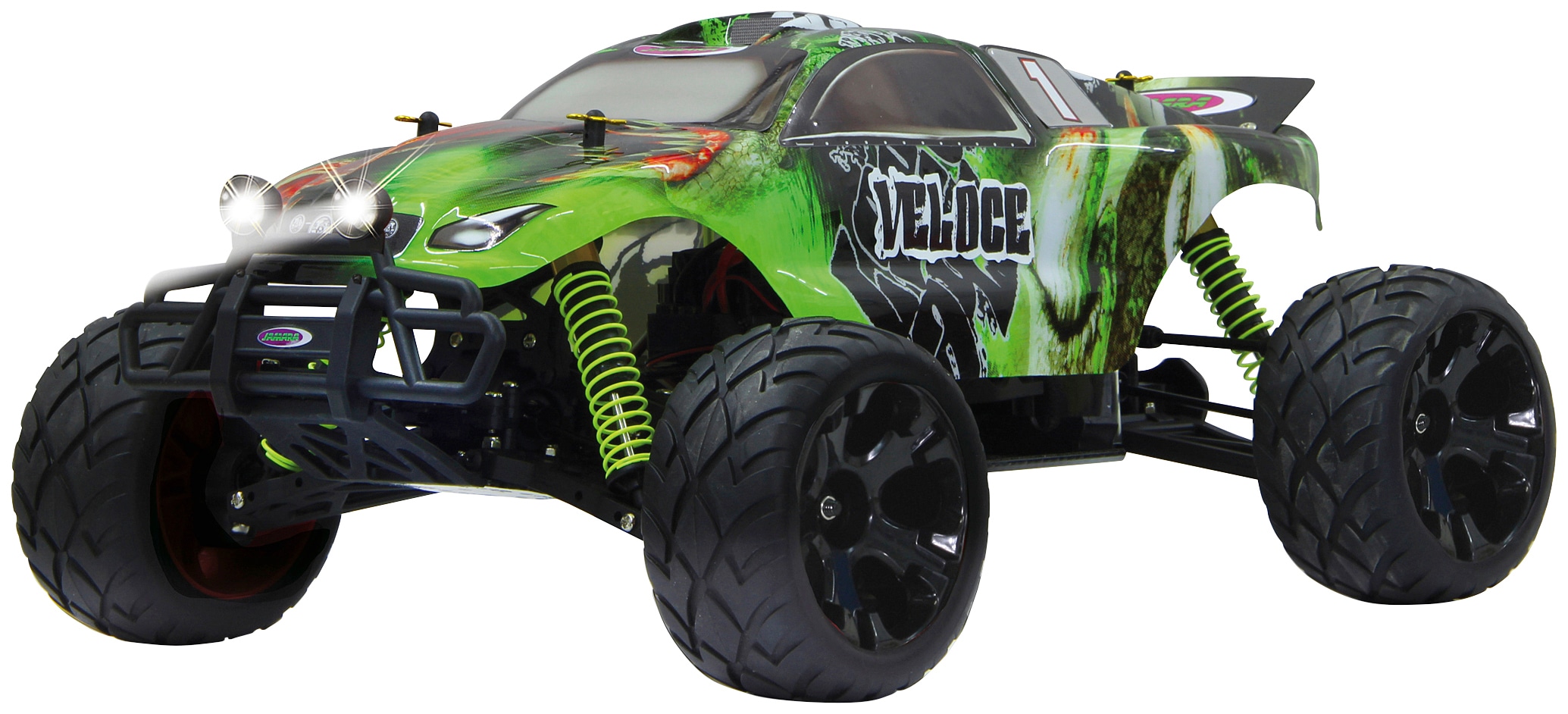 Jamara RC-Monstertruck »Veloce Monstertruck 4WD«, 1:10, 2,4 GHz, mit LED