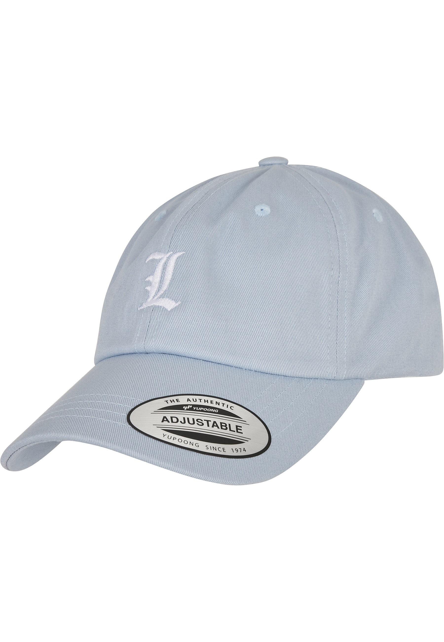 Thumbnail - MisterTee Snapback Cap "MisterTee Unisex Letter Lightblue Low Profile Cap"