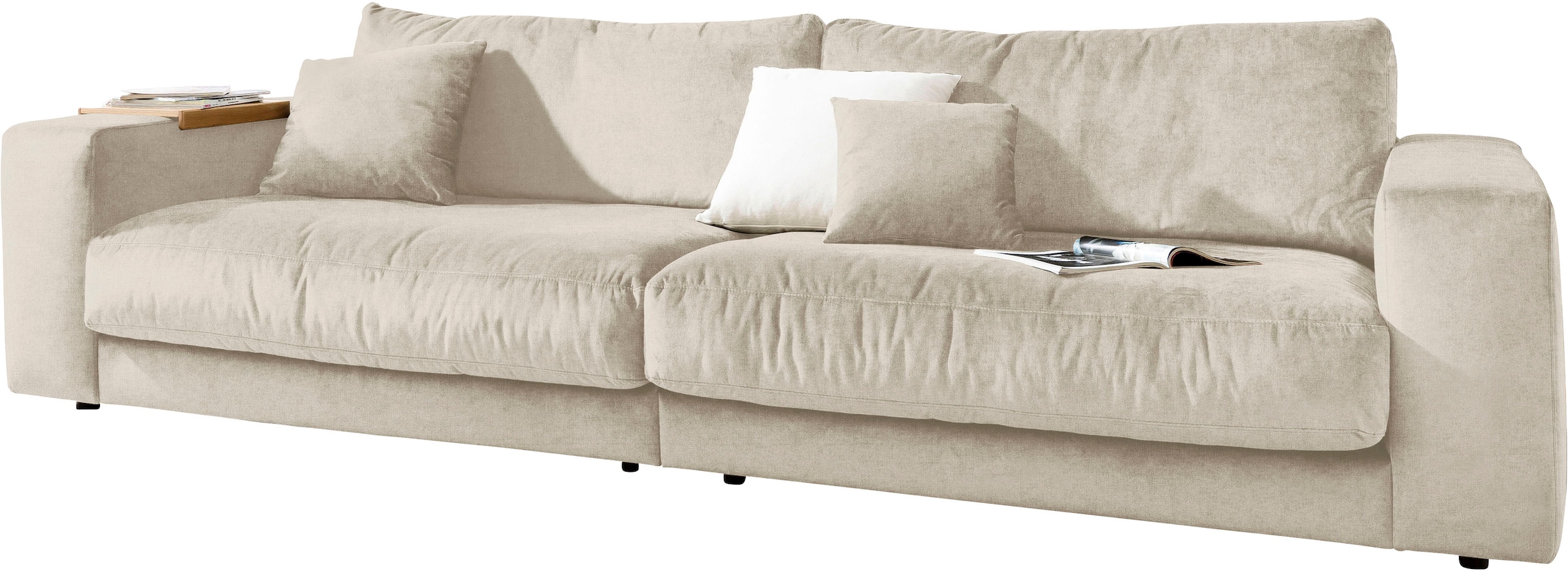 3C Candy Big-Sofa "Enisa II", incl. 1 Flatterkissen, Wahlweise mit Flecken-Schutz-Bezug Easy care