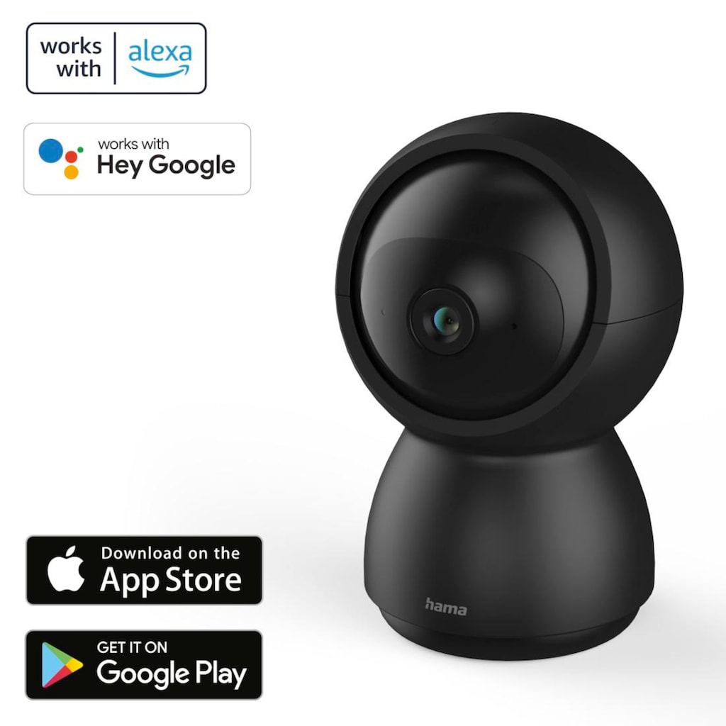 Hama Smart Home Kamera »WLAN Kamera Indoor (App, schwenkbar, Bewegungsmelder, Live)«, Innenbereich