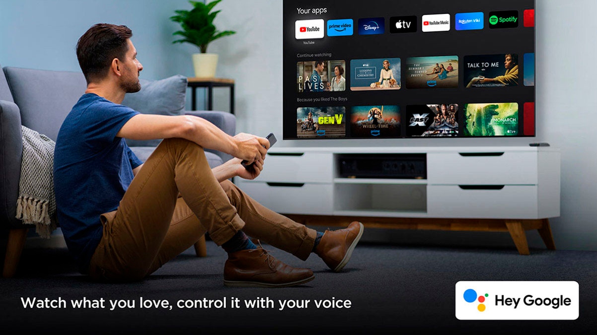 TCL QLED Mini LED-Fernseher »50Q7CX1«, 4K Ultra HD, Google TV, 4K HDR, AIPQ-Pro Prozessor, Smart TV, Apple TV, Dolby Atmos, HVA Panel