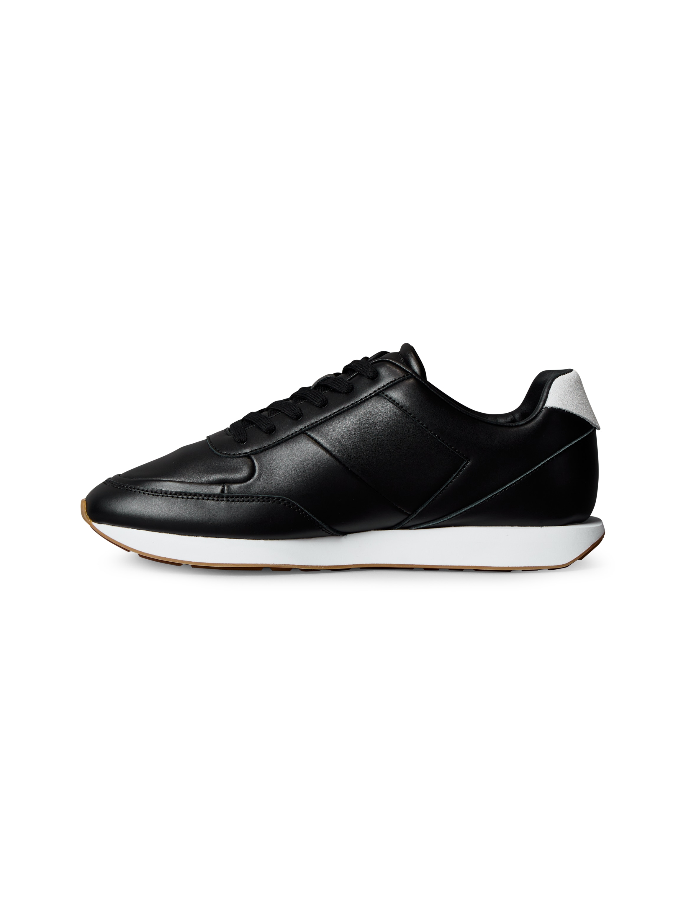 Calvin Klein Jeans Sneaker »RETRO RUNNER LTH TAPE«, Runner Sneaker, Halbschuh, Freizeitschuh mit Kontrastbesatz